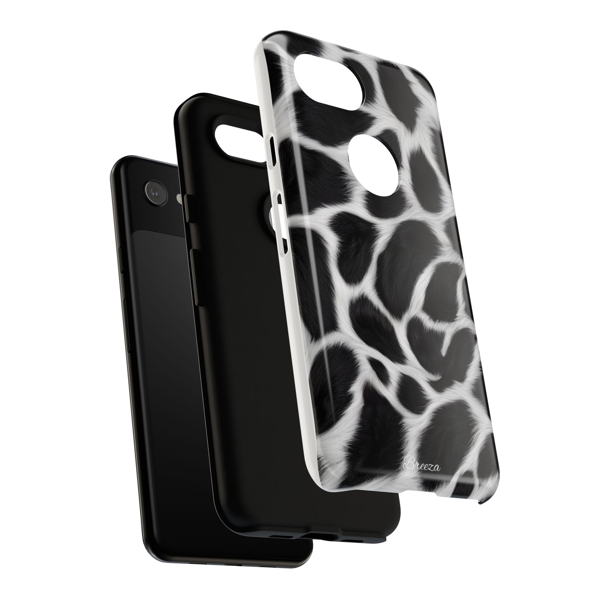 Furry Cow Print Phone Case