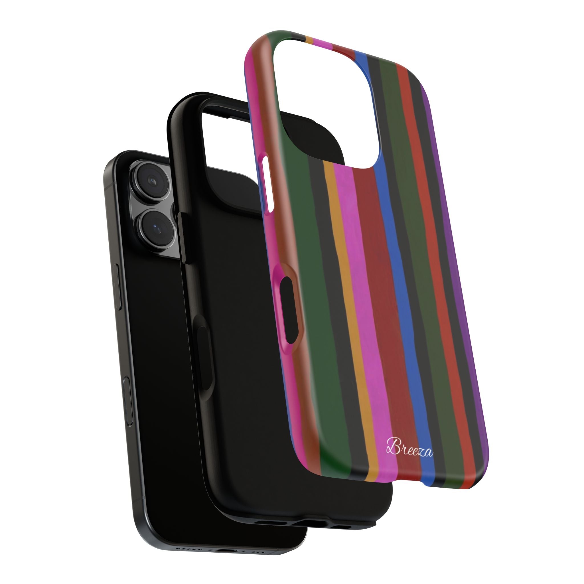 Colorful Striped Phone Case