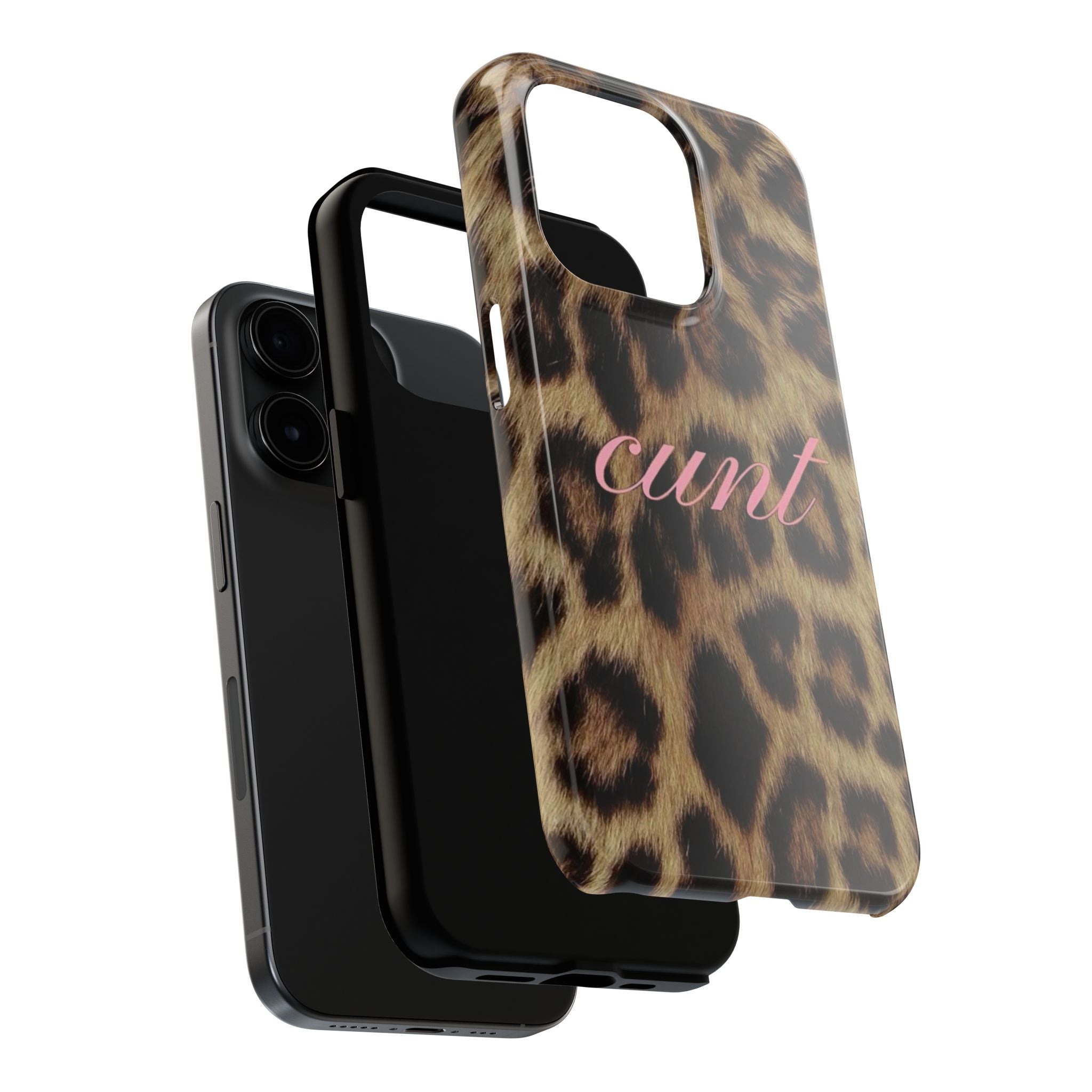 Cunt Leopard Print Phone Case