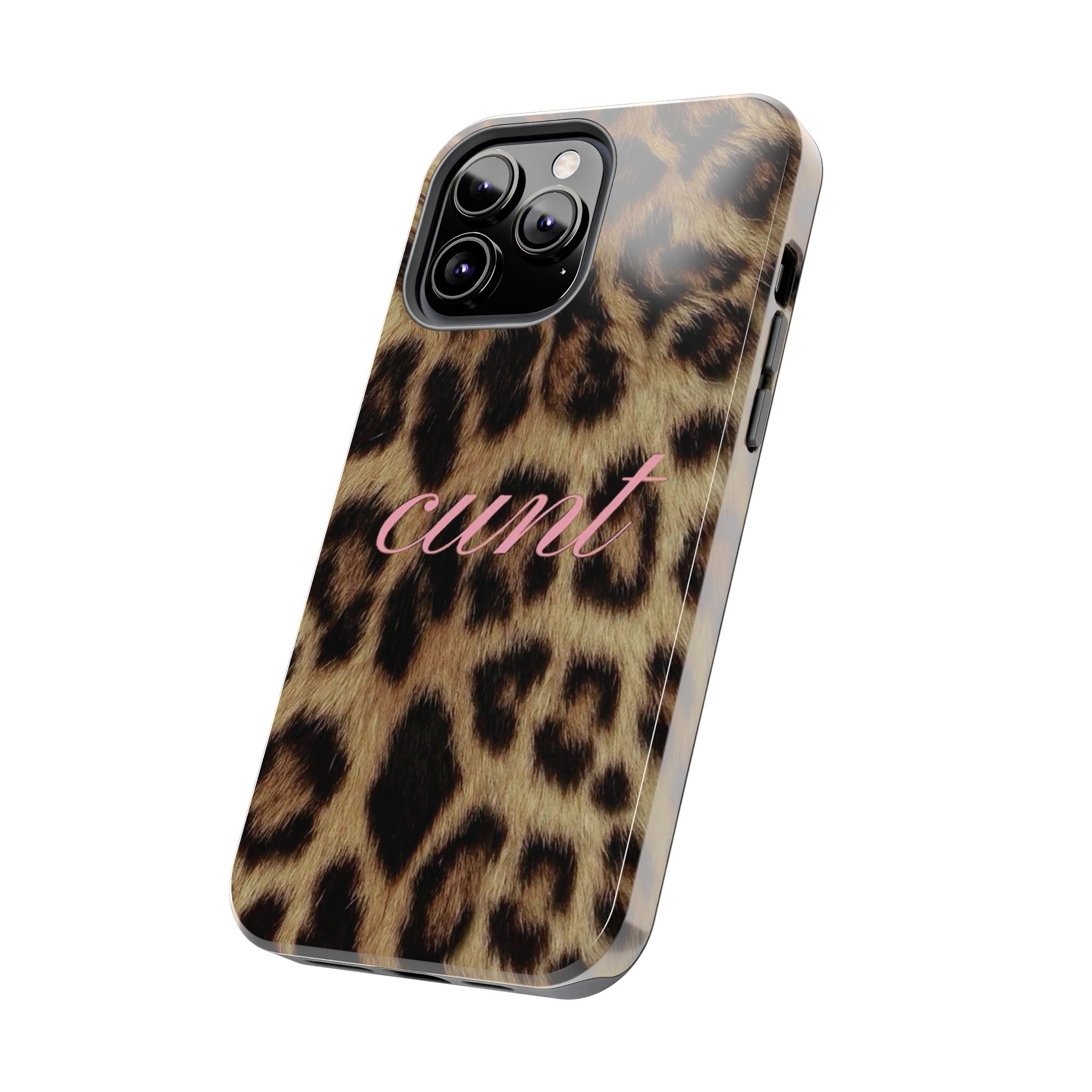 Cunt Leopard Print Phone Case