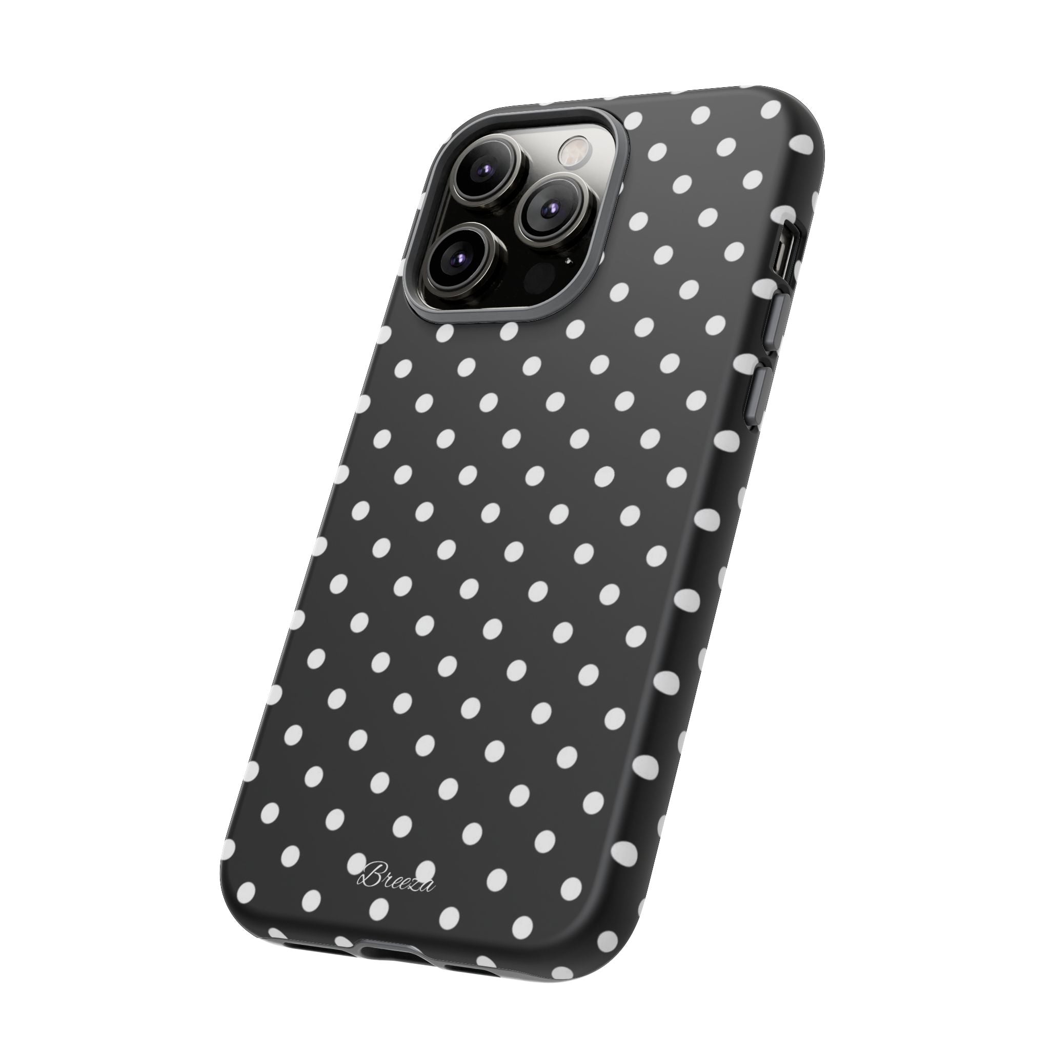 Black & White Polka Dot Phone Case
