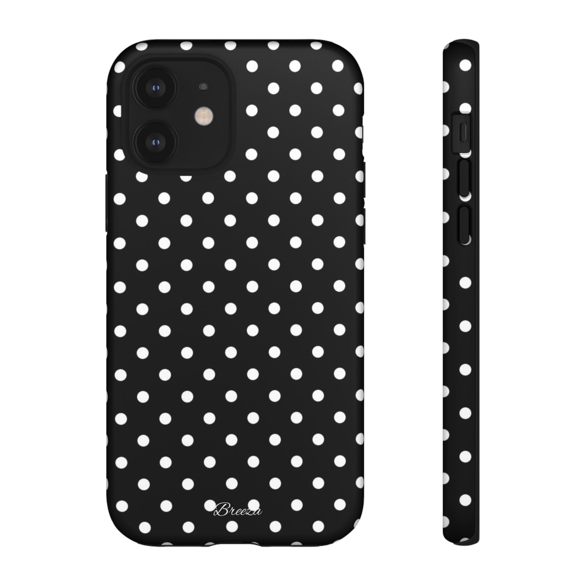 Black & White Polka Dot Phone Case