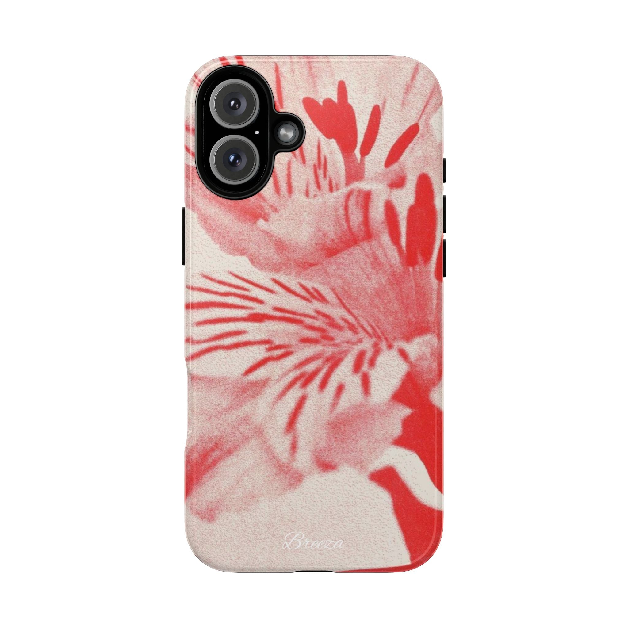 Red Floral Phone Case