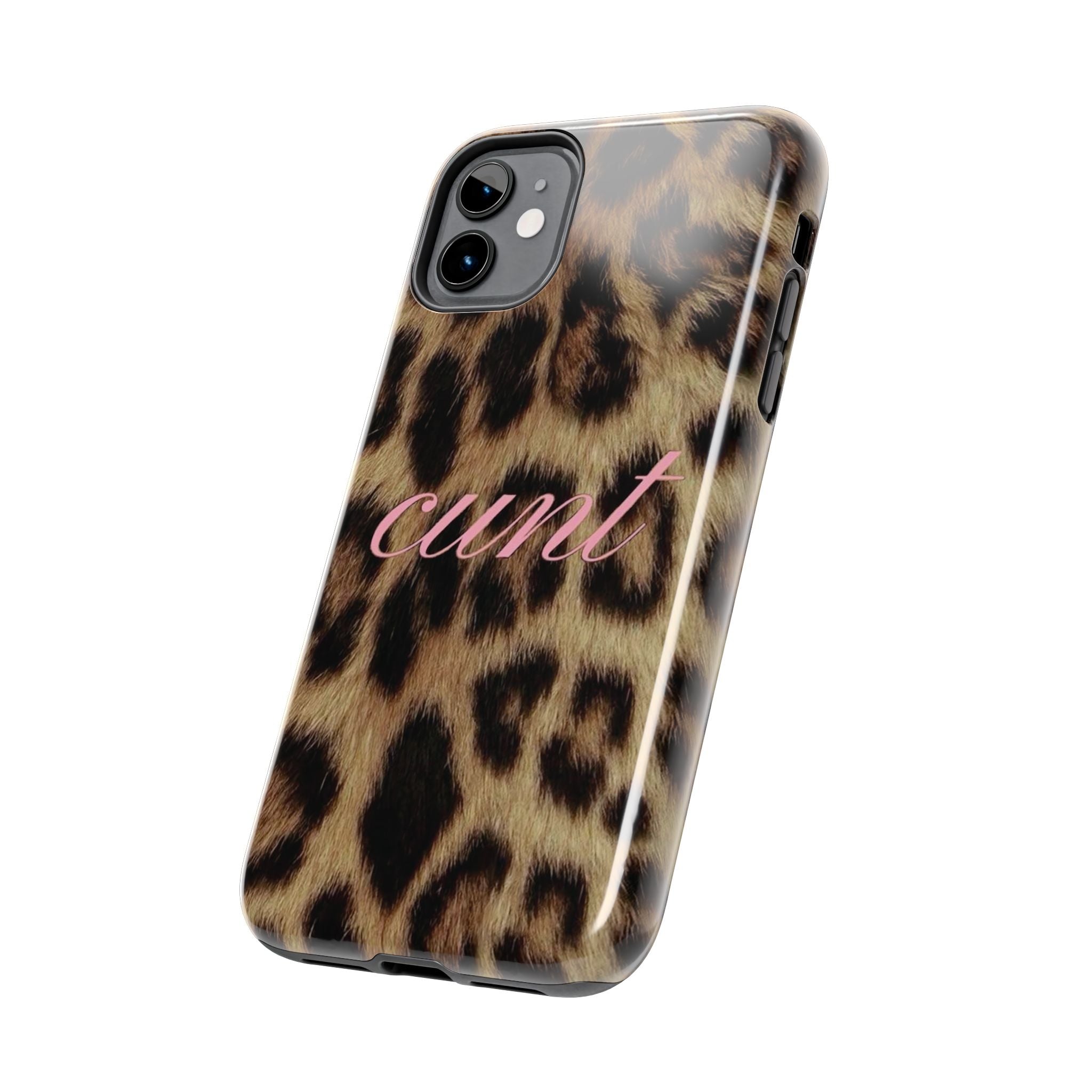 Cunt Leopard Print Phone Case