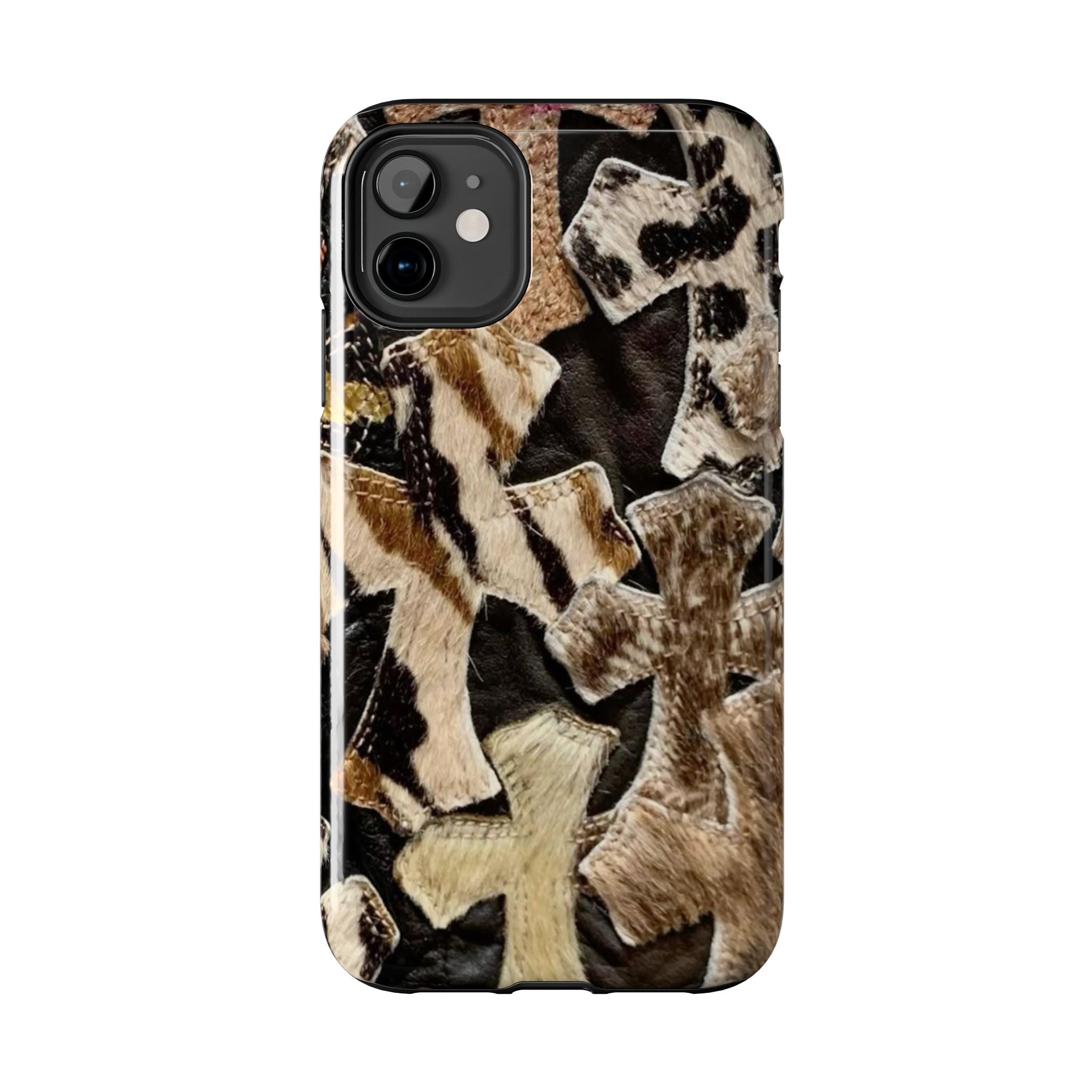 Chrome Heart Inspired Print Phone Case