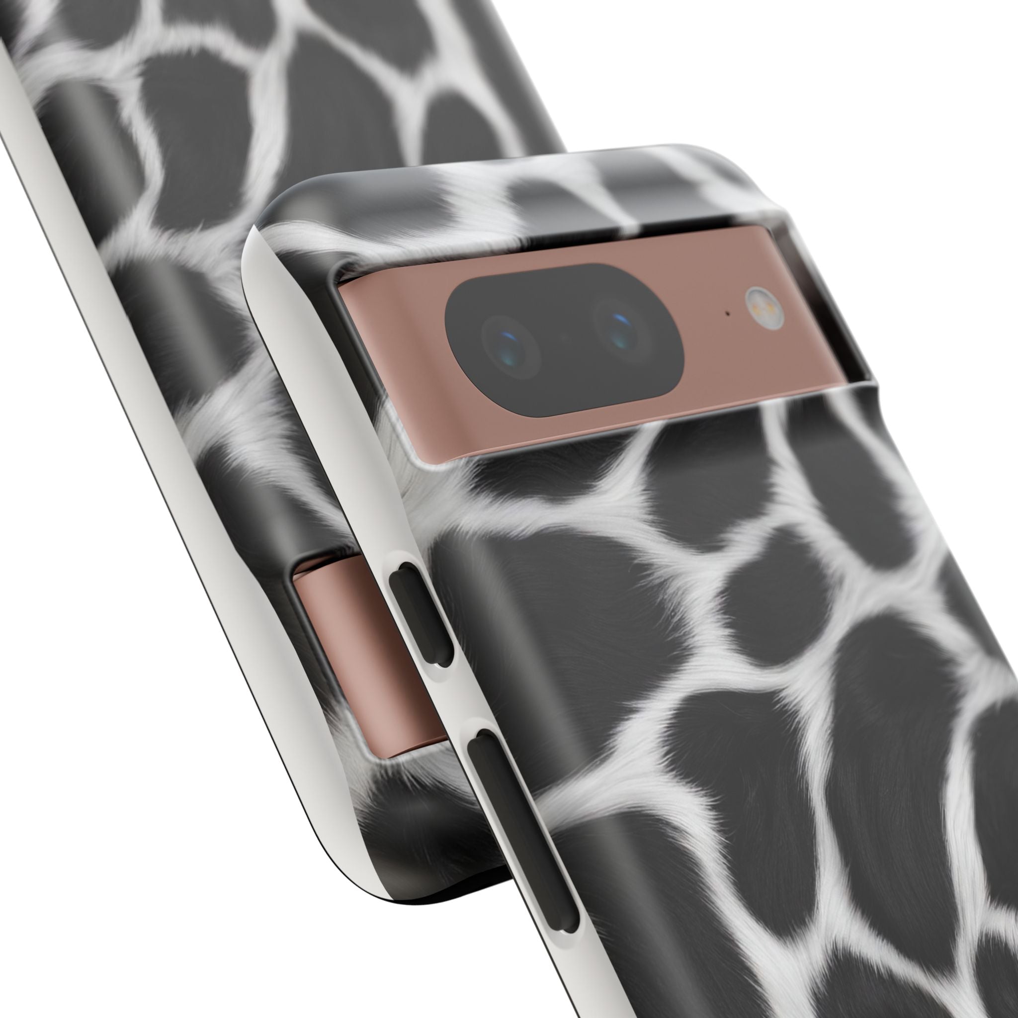 Furry Cow Print Phone Case
