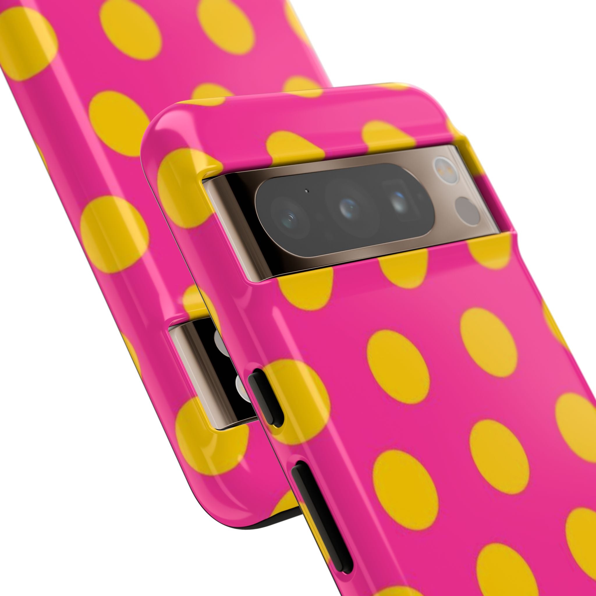 Pink & Yellow Dot Phone Case