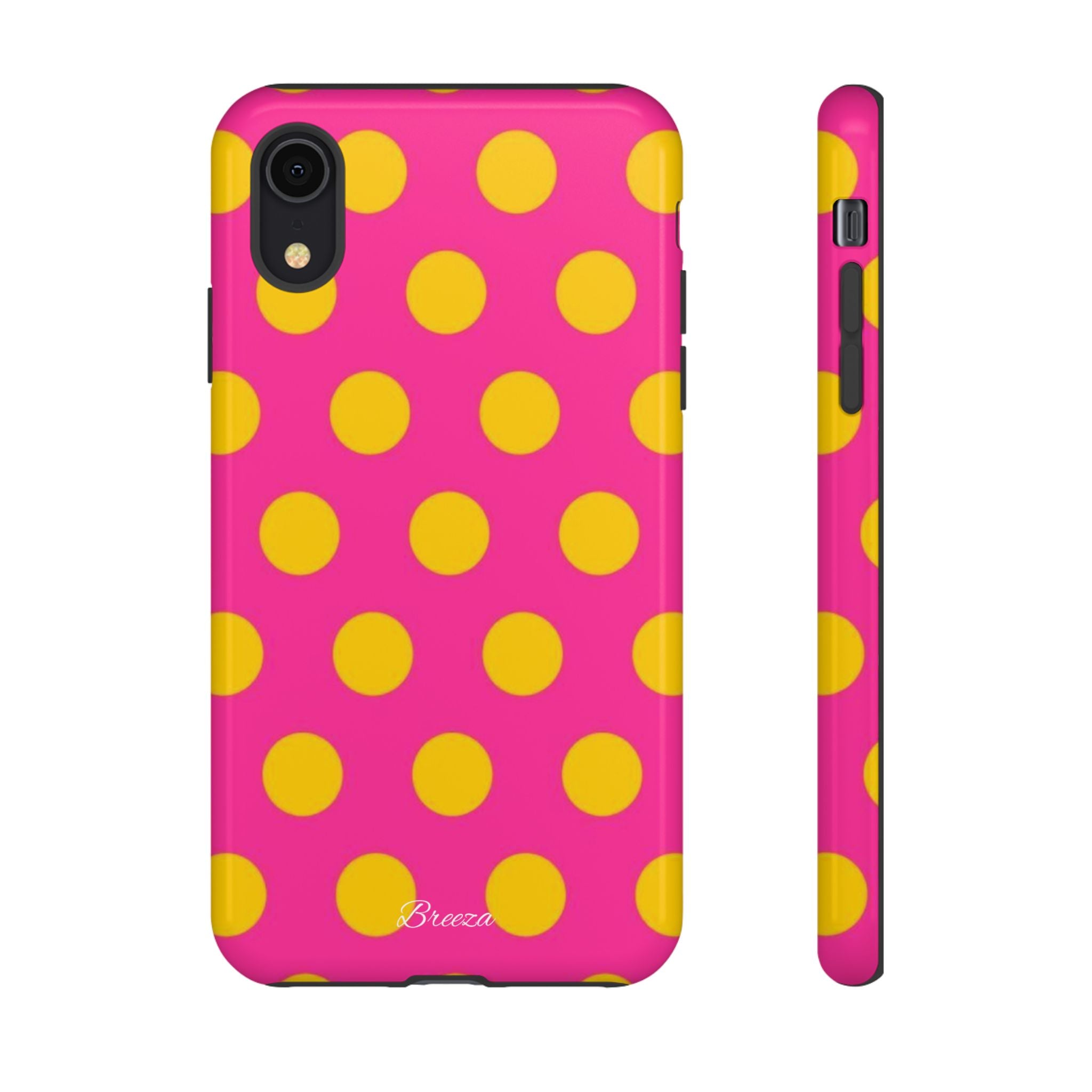 Pink & Yellow Dot Phone Case