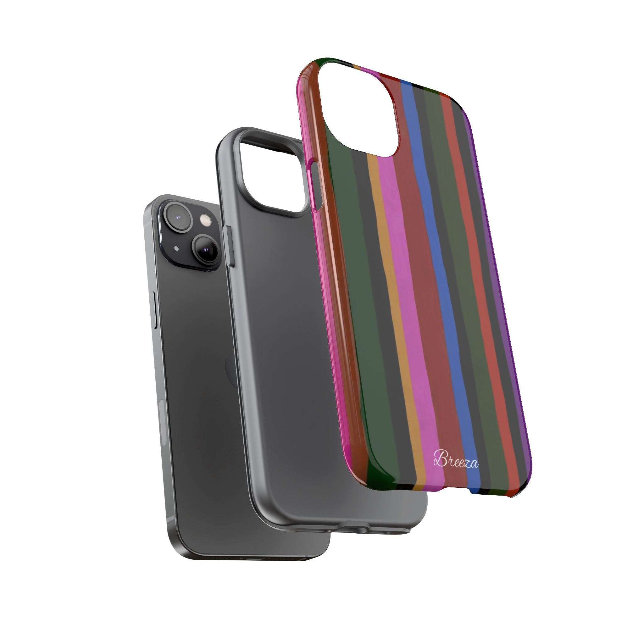 Colorful Striped Phone Case