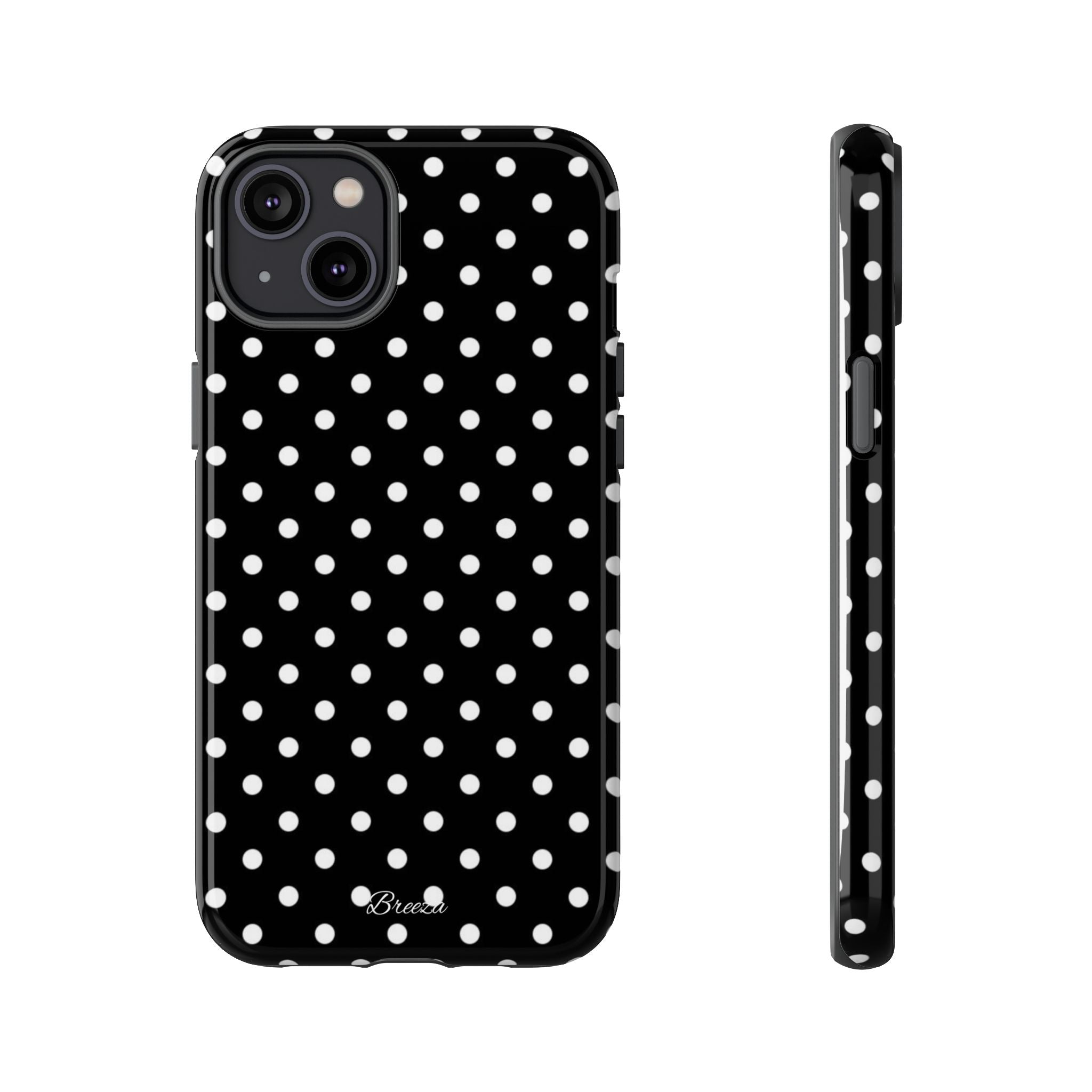 Black & White Polka Dot Phone Case