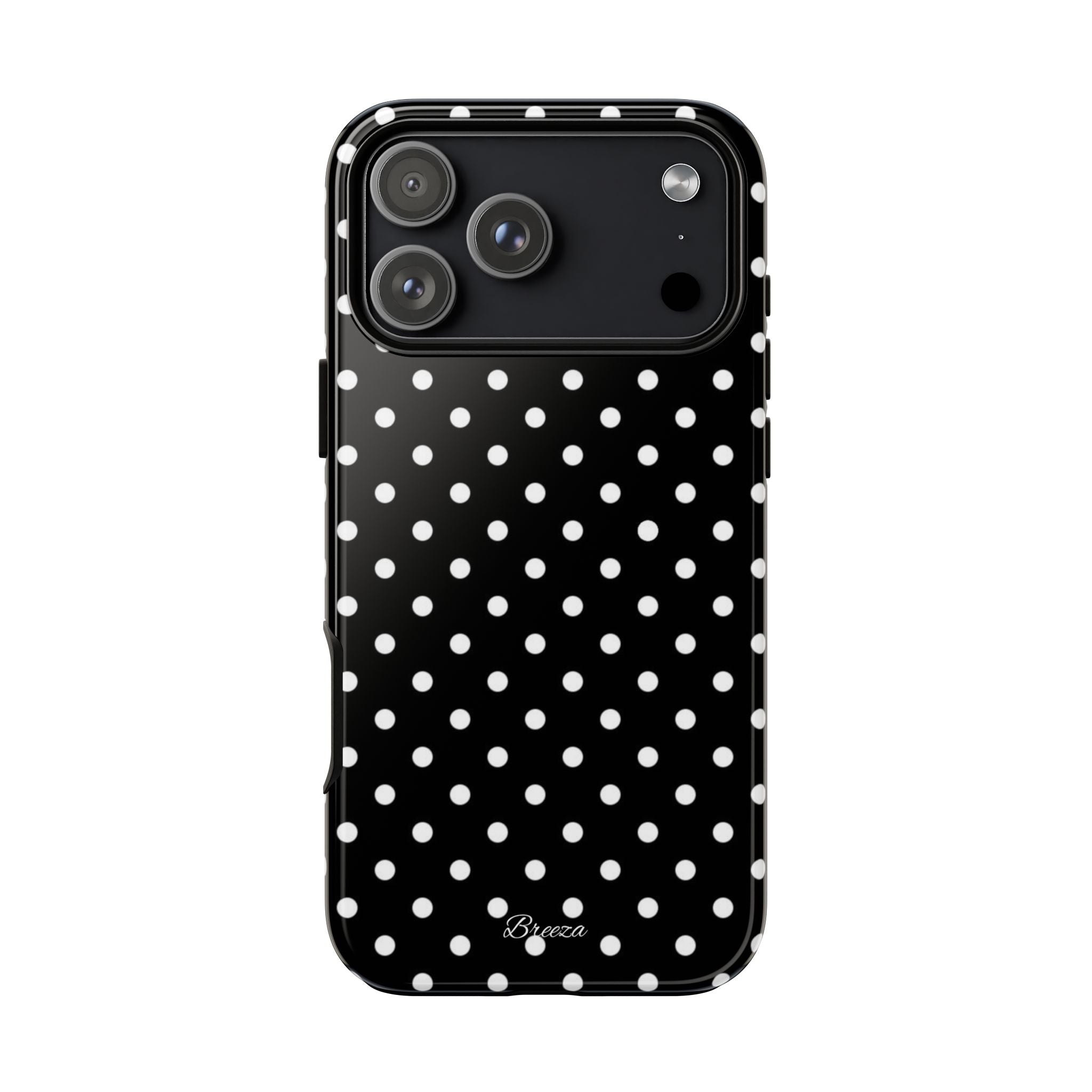 Black & White Polka Dot Phone Case