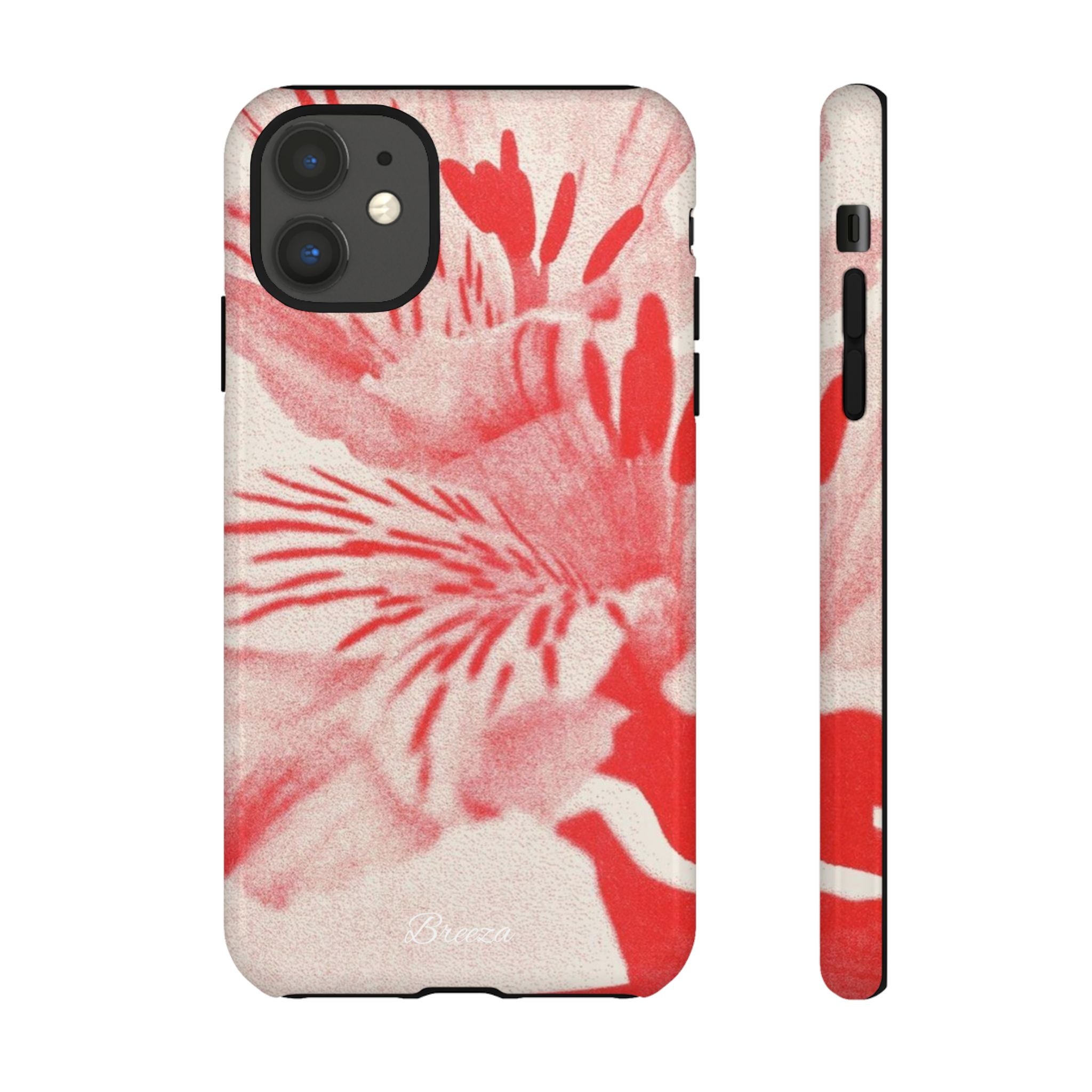 Red Floral Phone Case