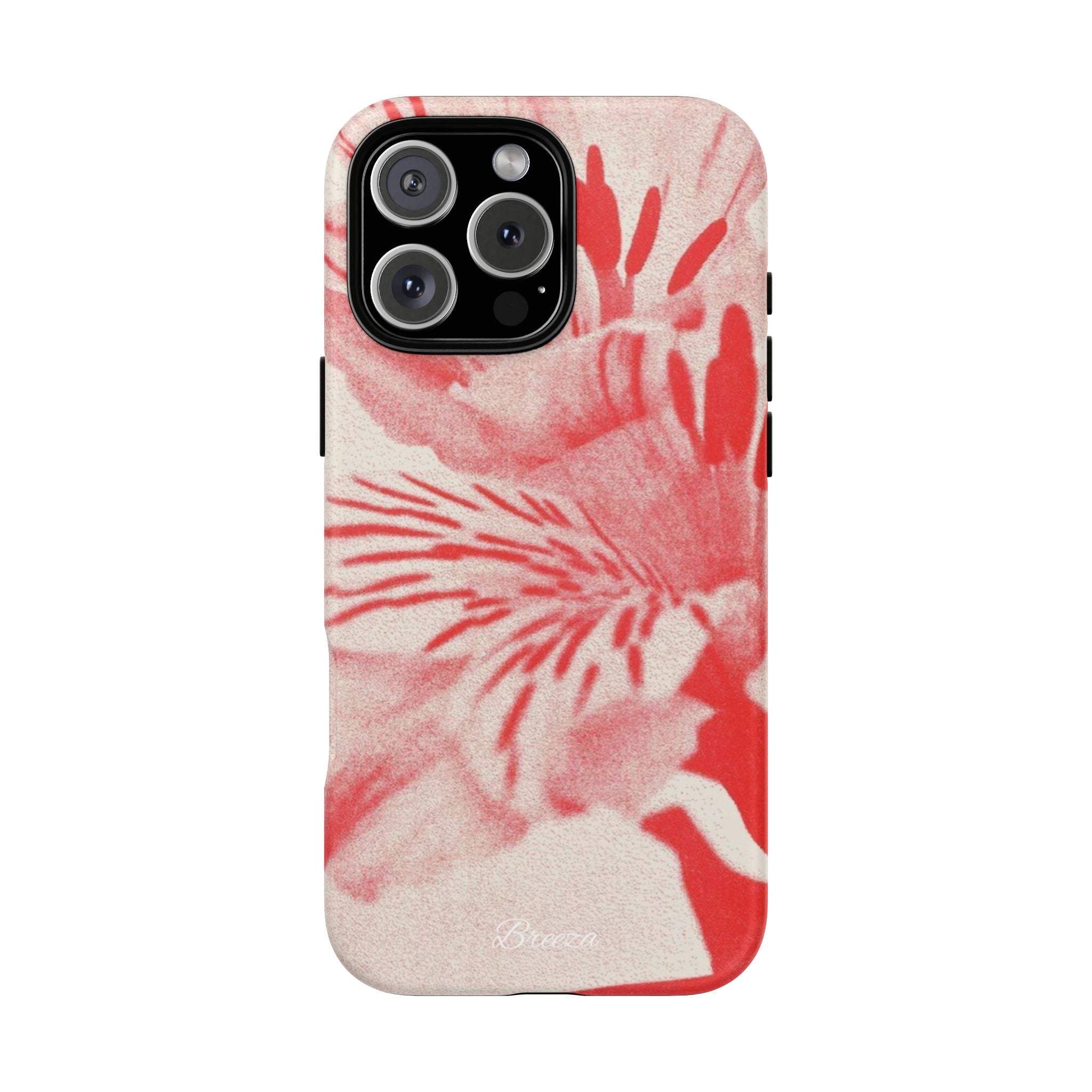 Red Floral Phone Case