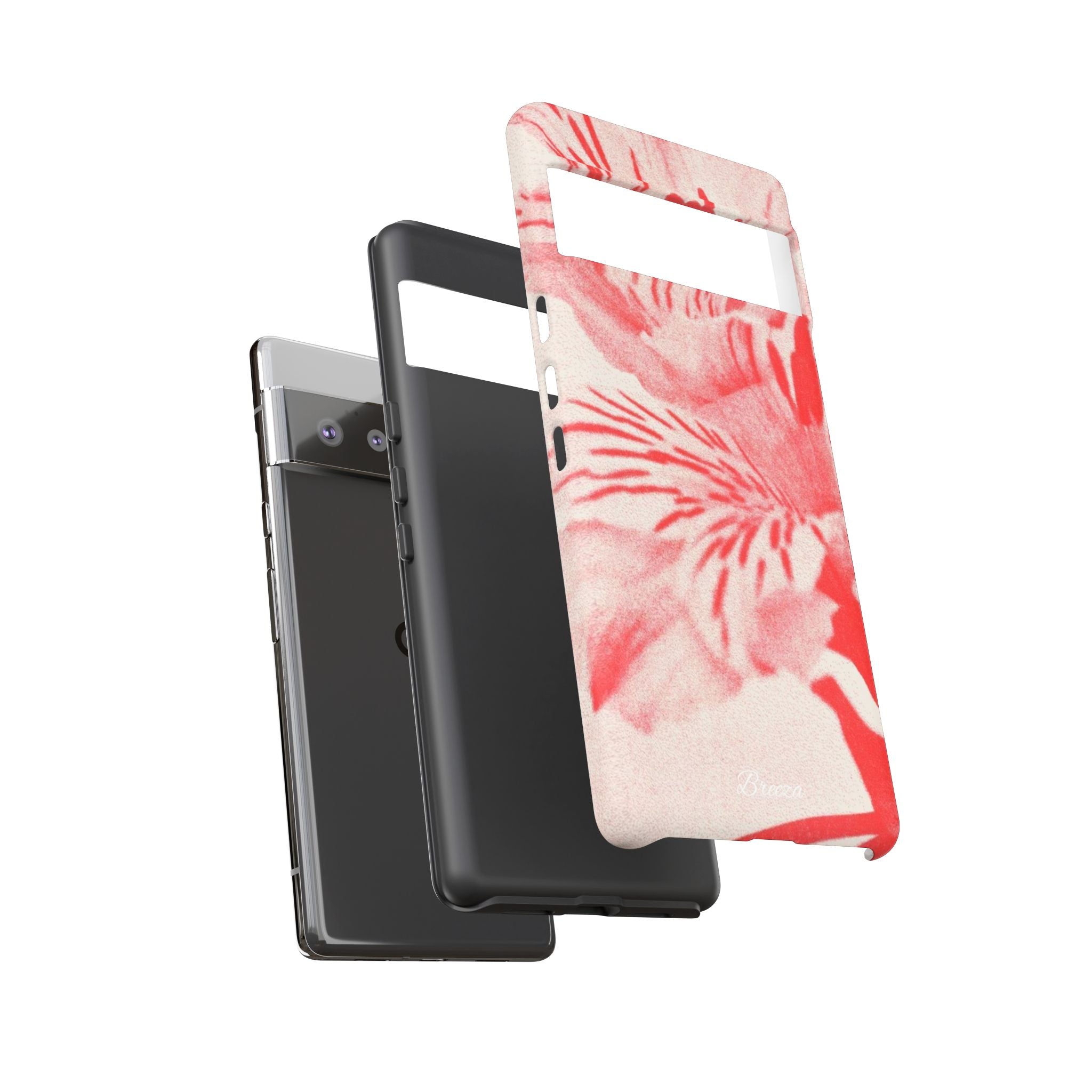 Red Floral Phone Case