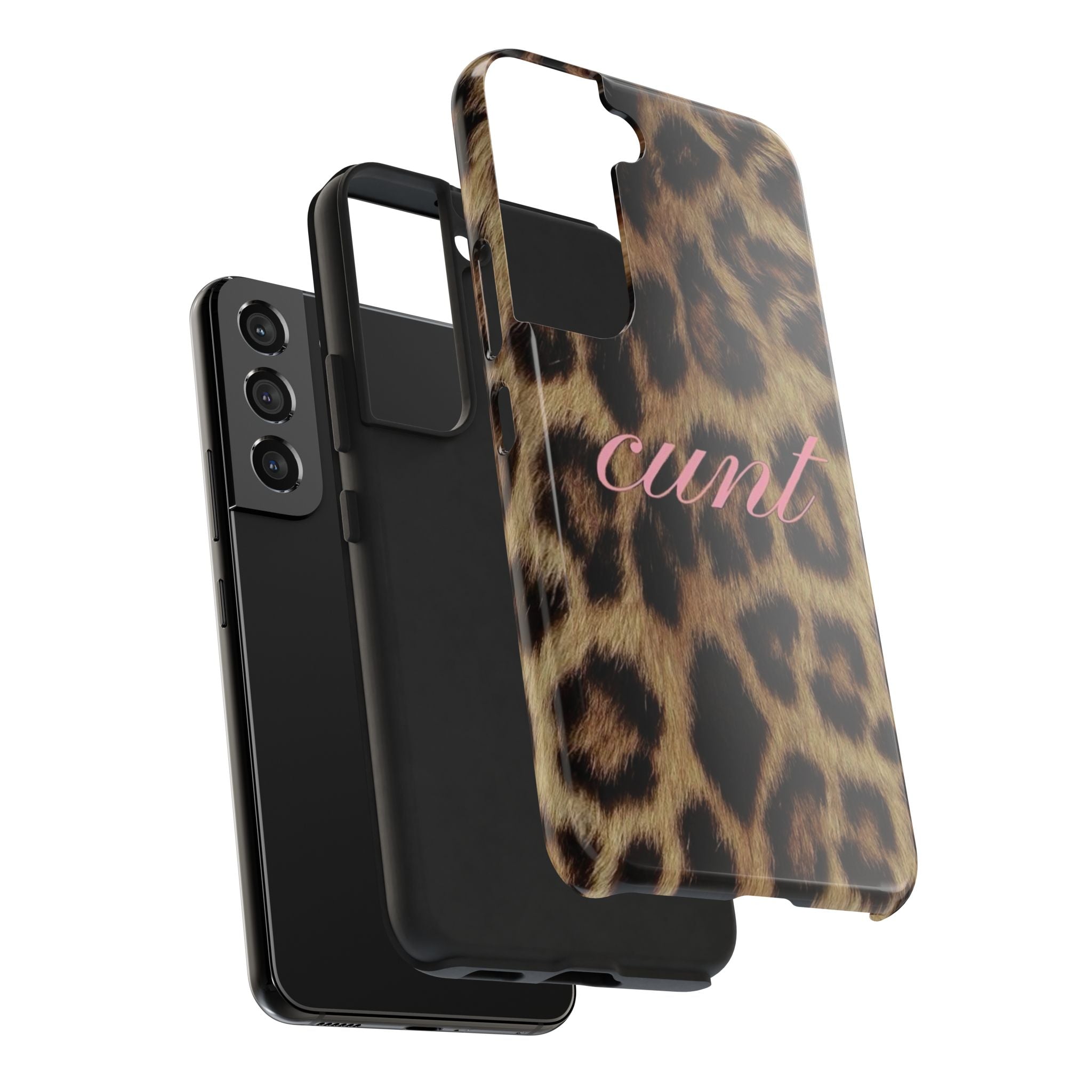 Cunt Leopard Print Phone Case