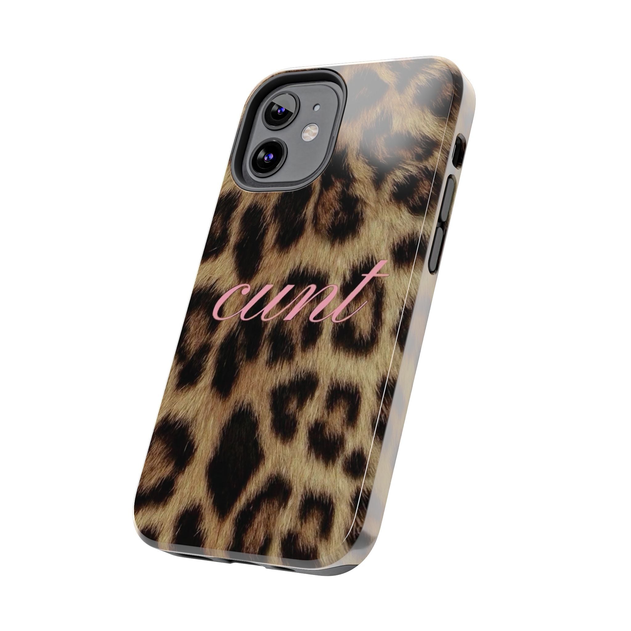 Cunt Leopard Print Phone Case