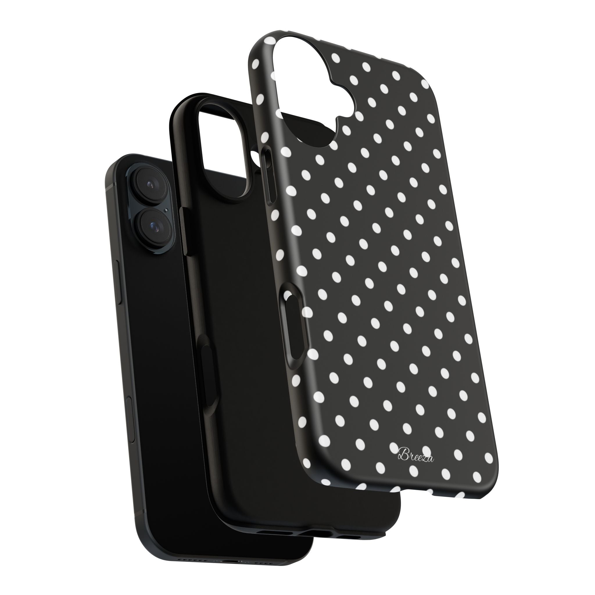 Black & White Polka Dot Phone Case