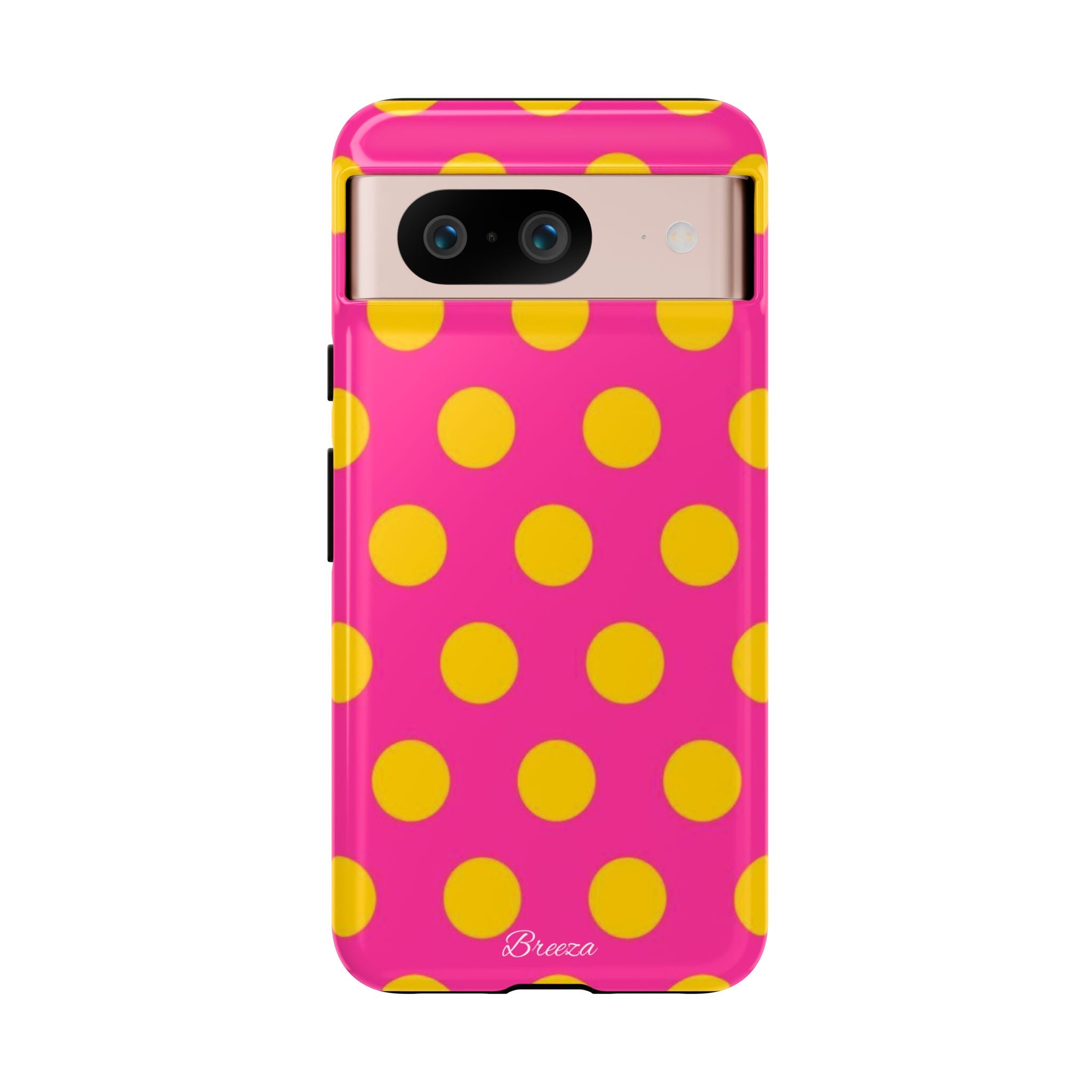 Pink & Yellow Dot Phone Case