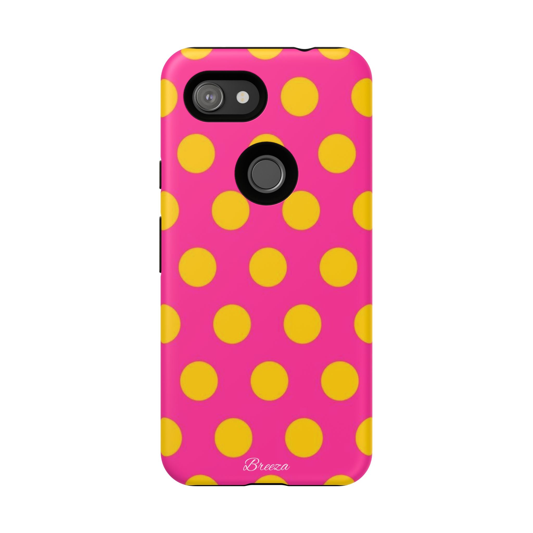 Pink & Yellow Dot Phone Case