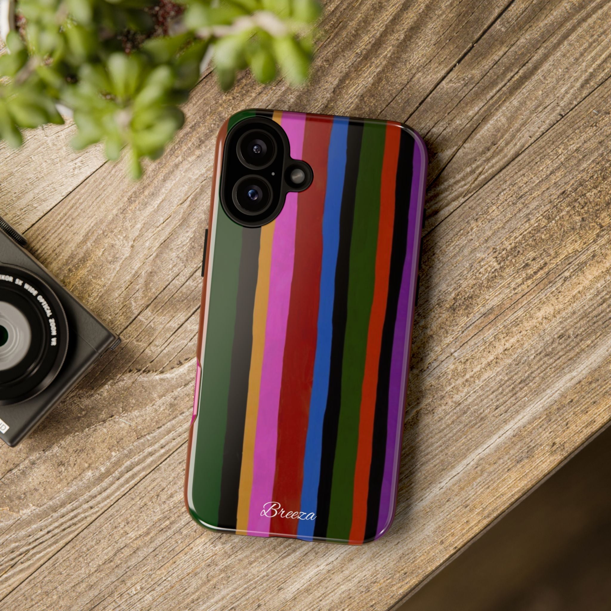 Colorful Striped Phone Case