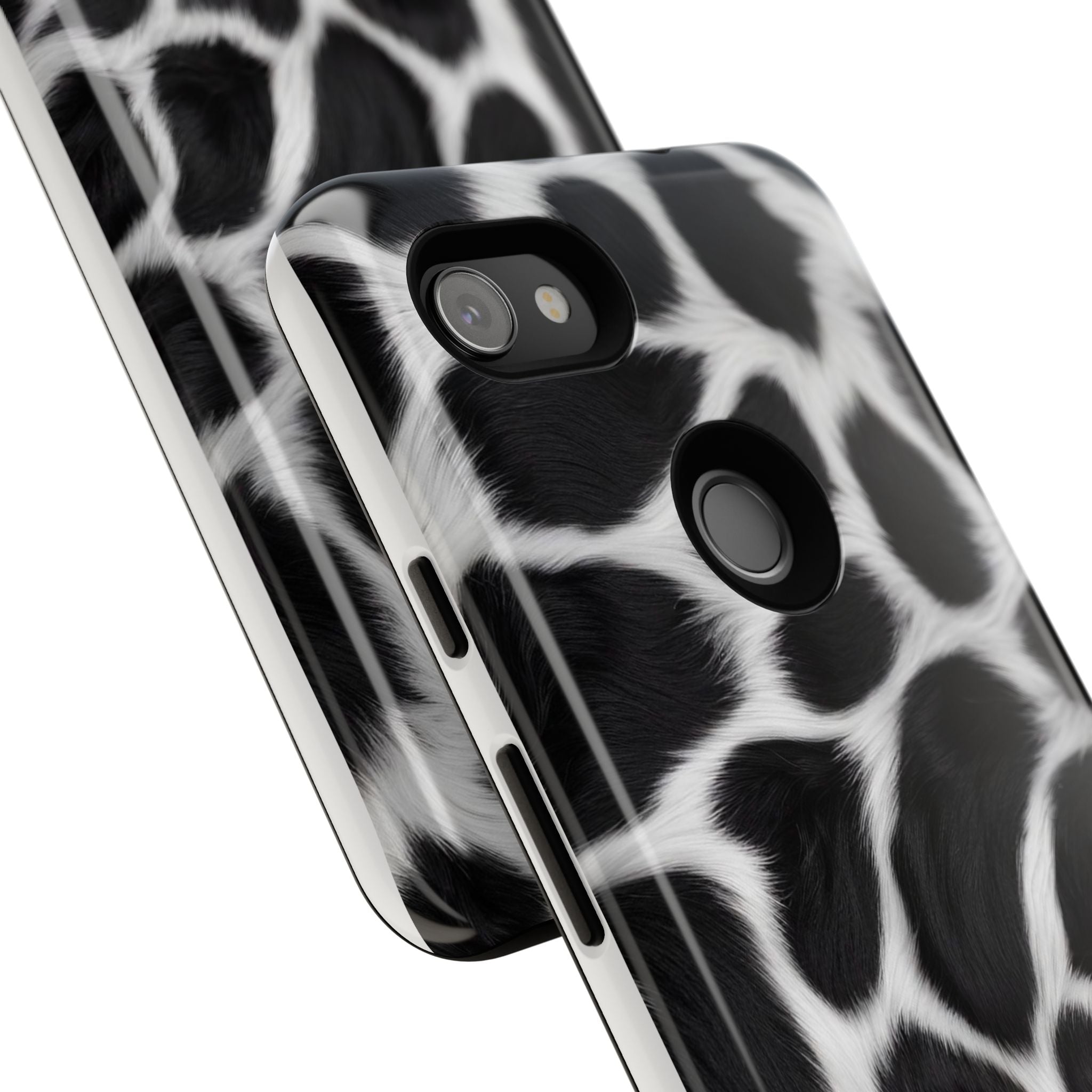 Furry Cow Print Phone Case