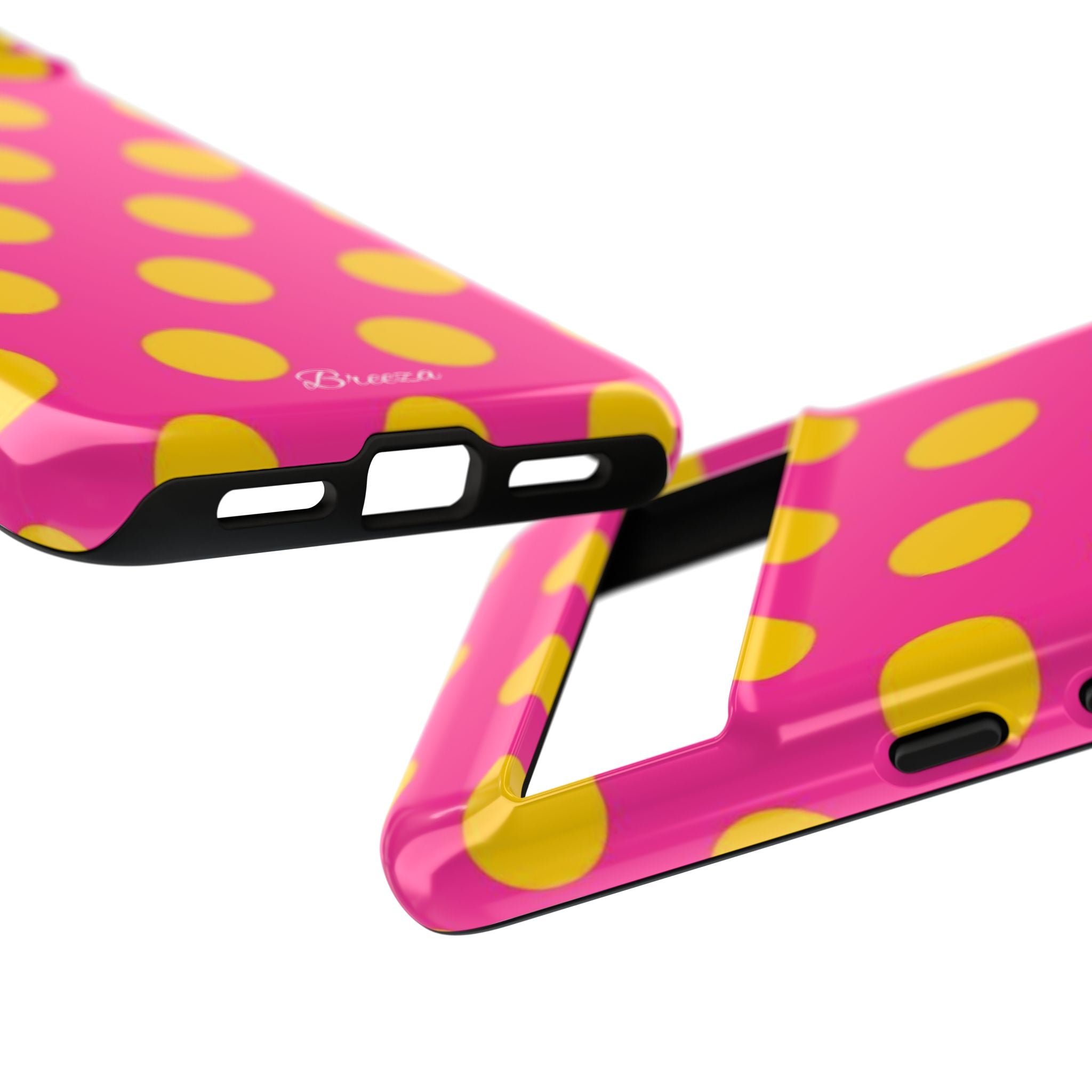 Pink & Yellow Dot Phone Case