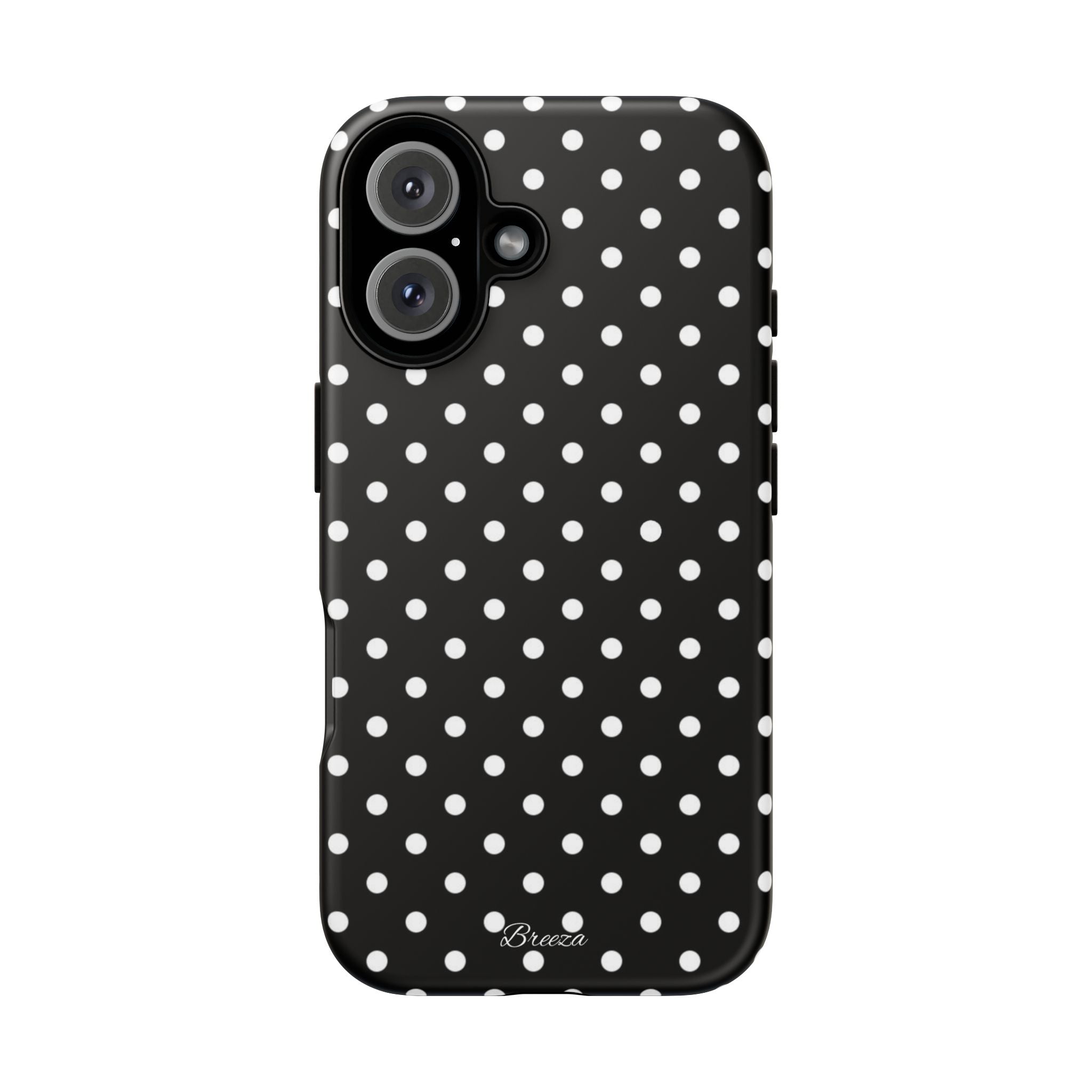 Black & White Polka Dot Phone Case