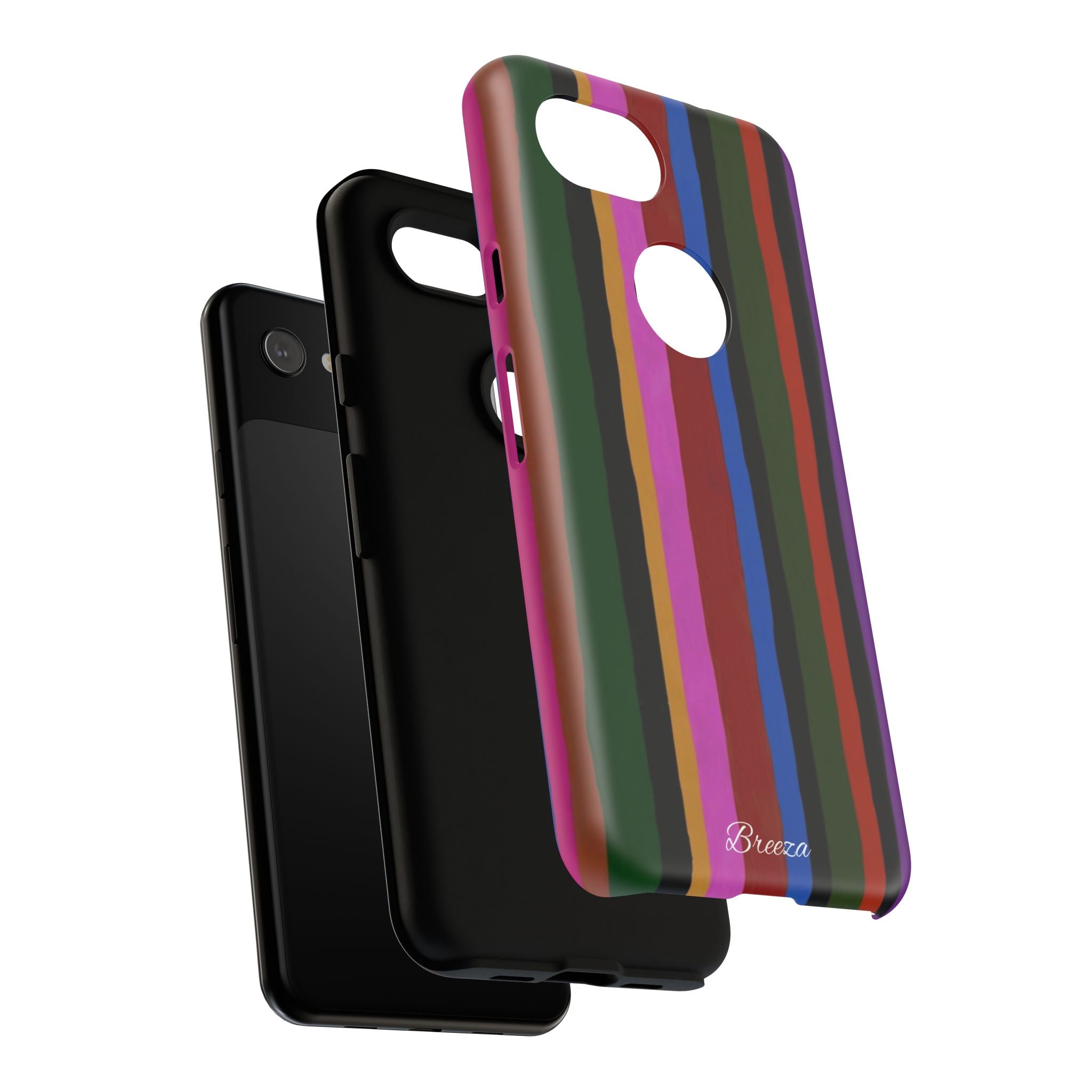 Colorful Striped Phone Case