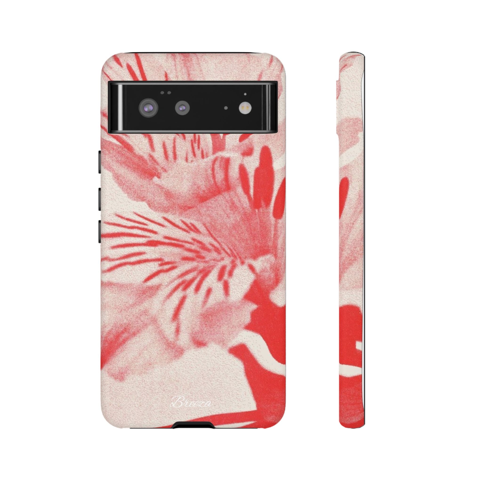 Red Floral Phone Case