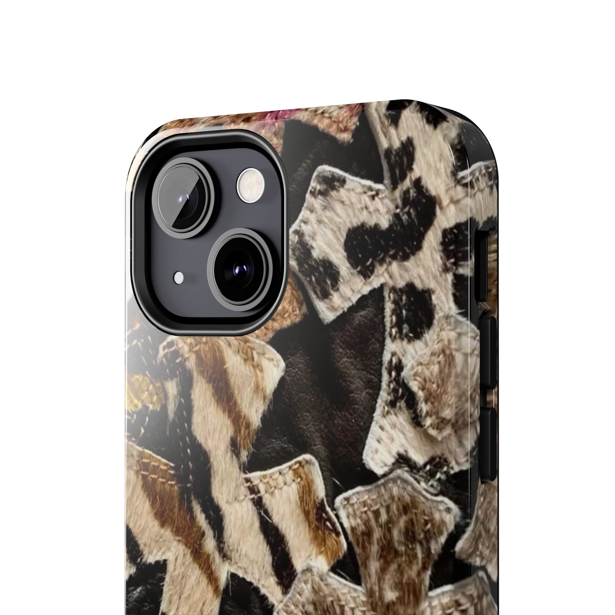 Chrome Heart Inspired Print Phone Case