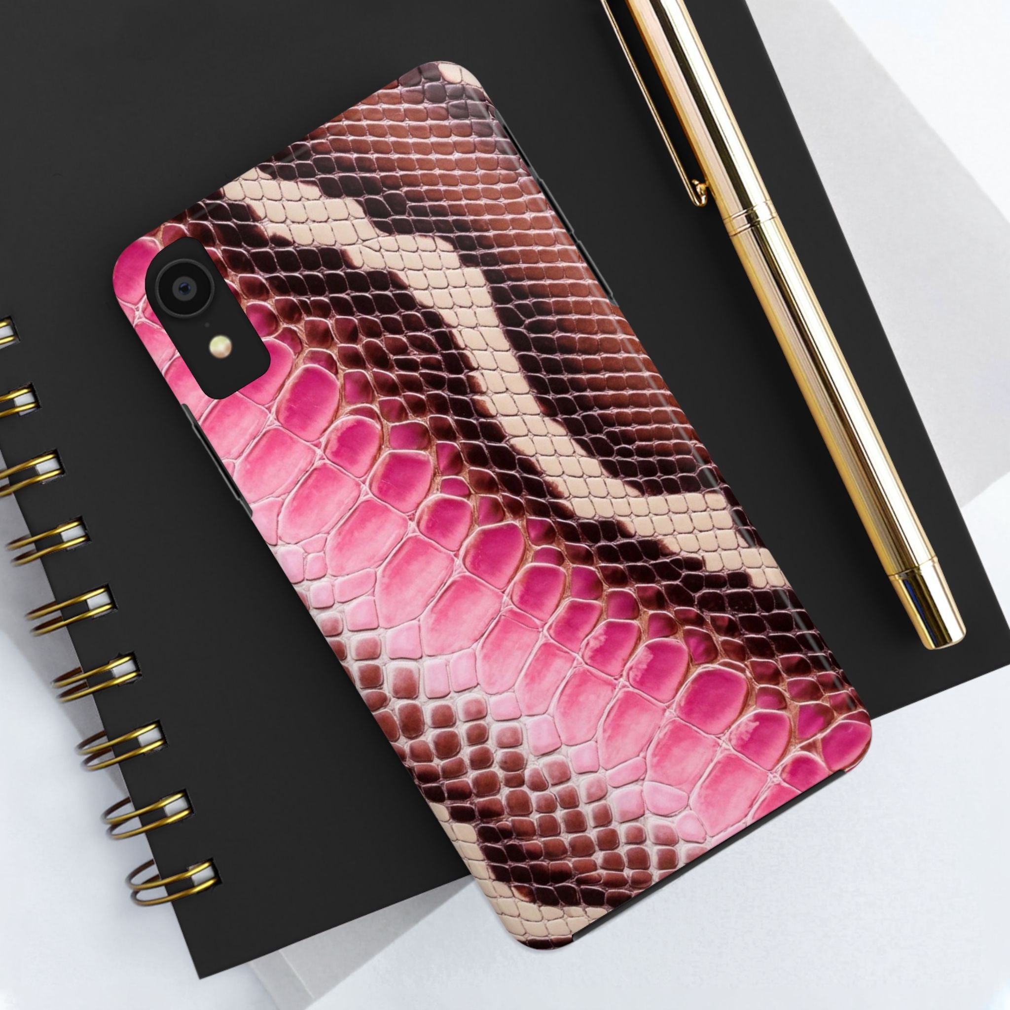 Stylish Snake Print Phone Case