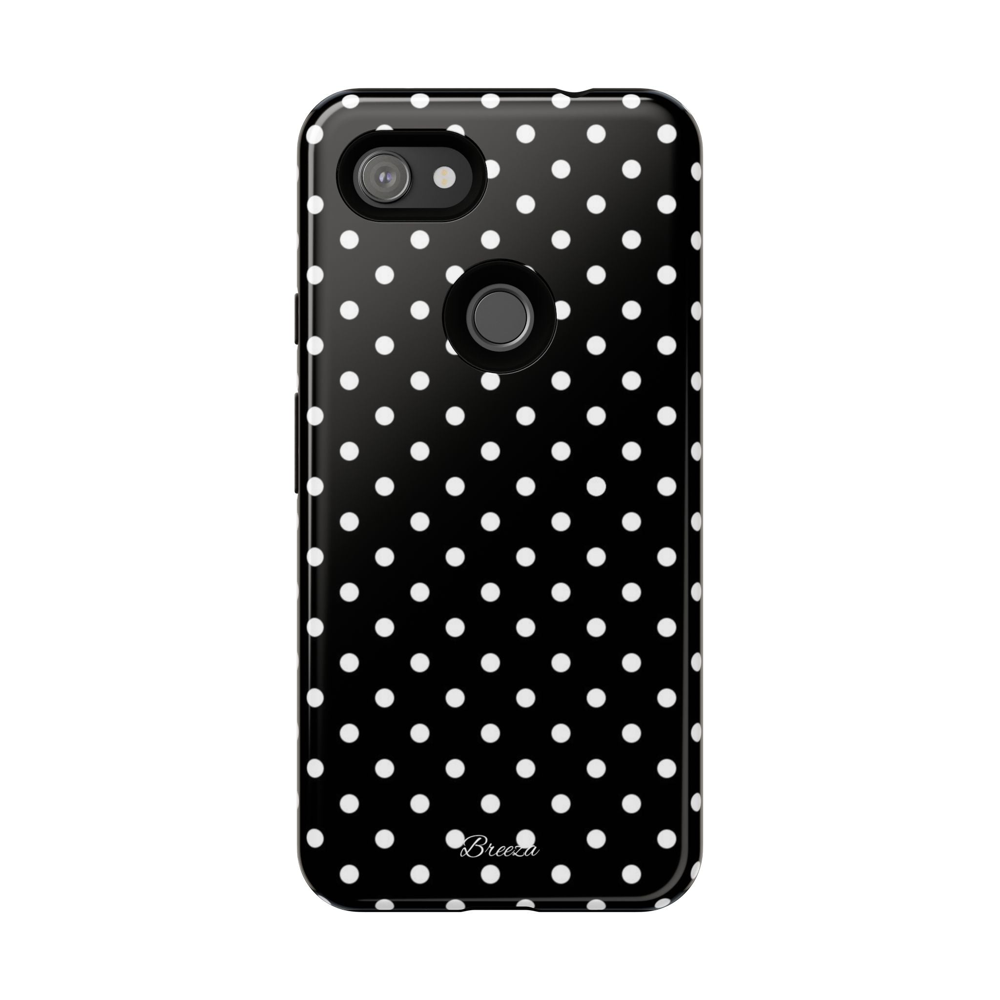 Black & White Polka Dot Phone Case