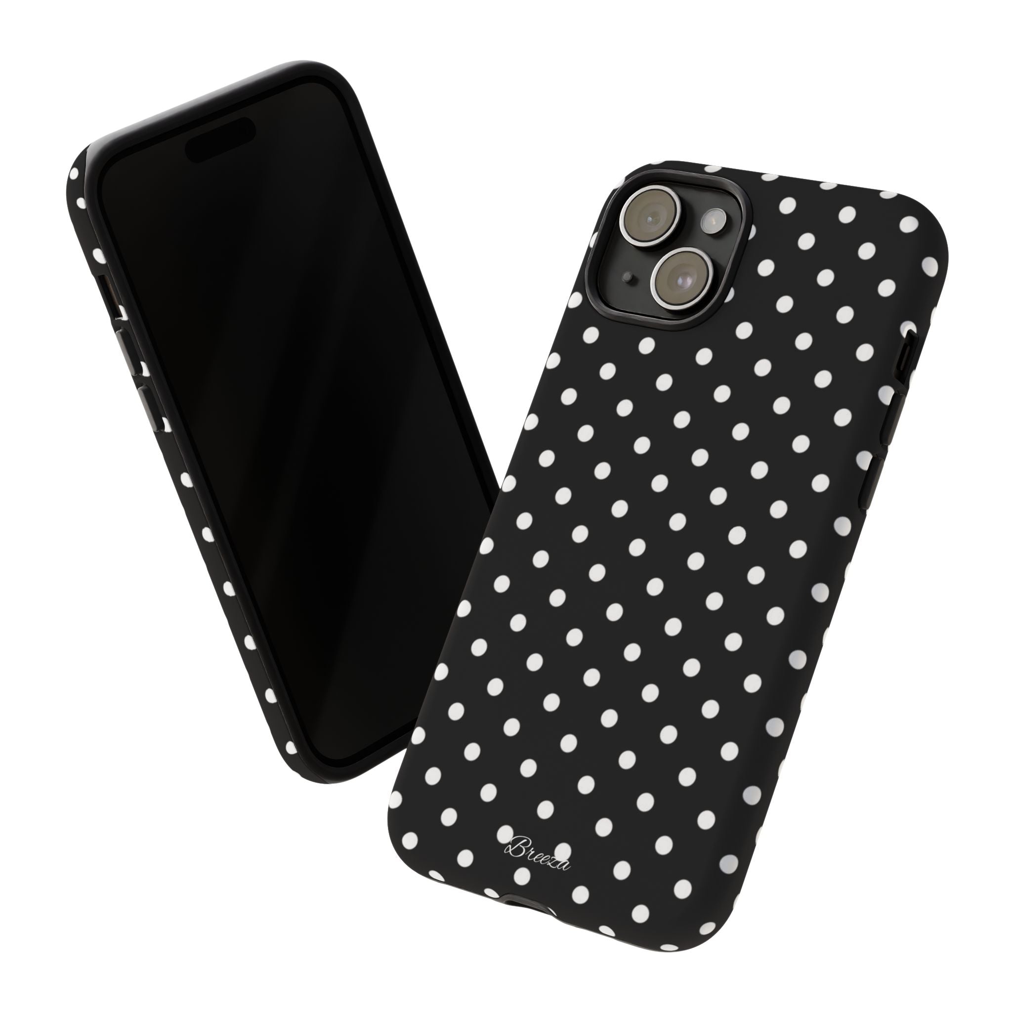 Black & White Polka Dot Phone Case