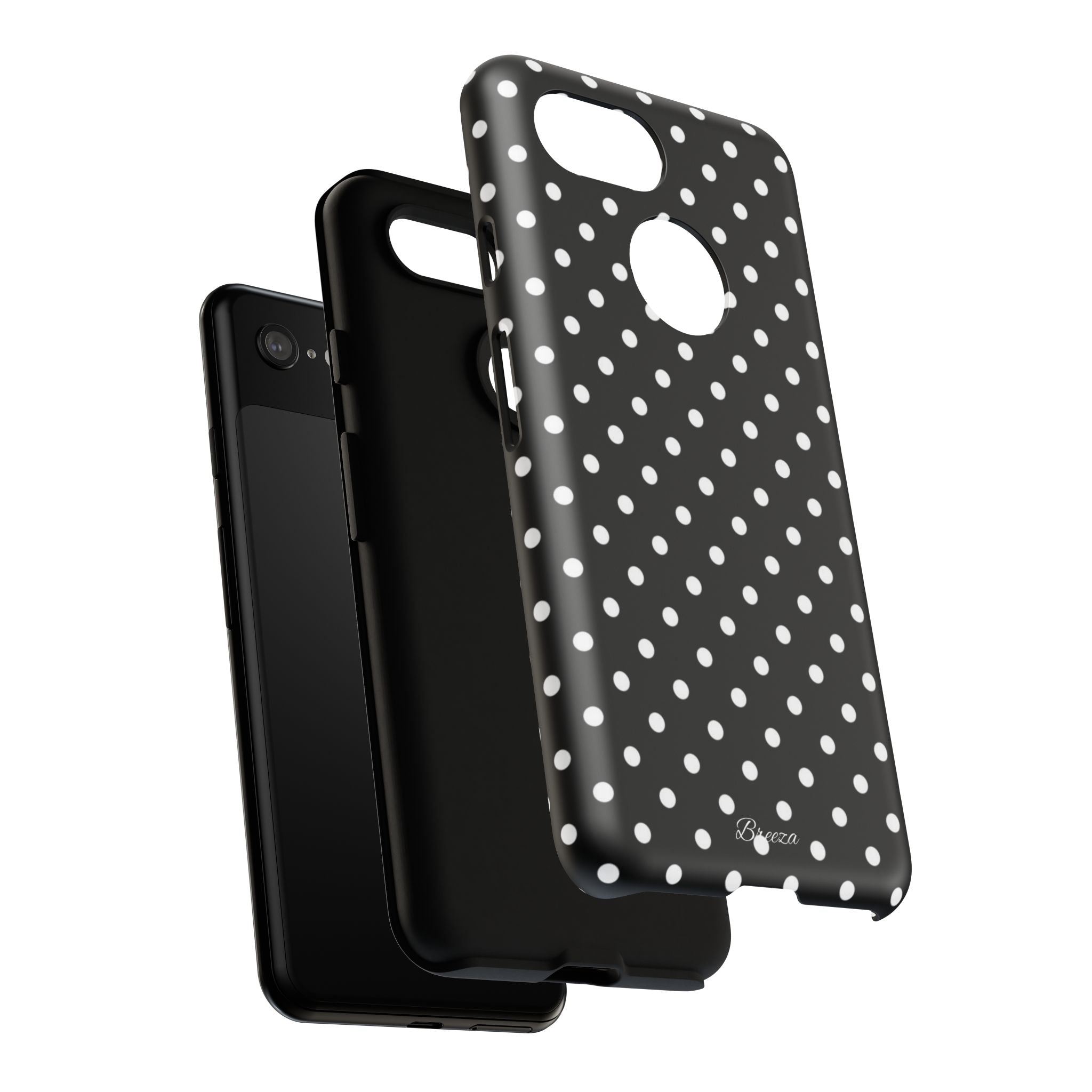 Black & White Polka Dot Phone Case