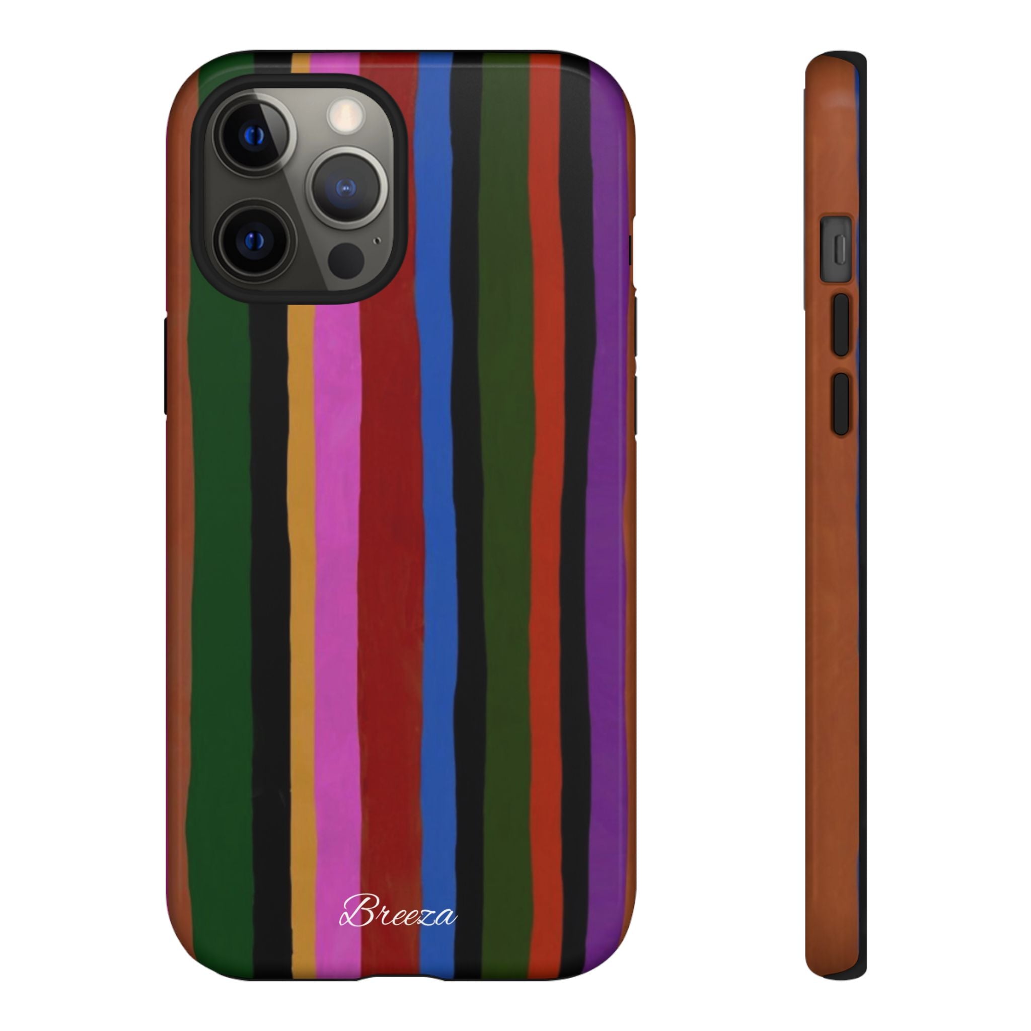 Colorful Striped Phone Case