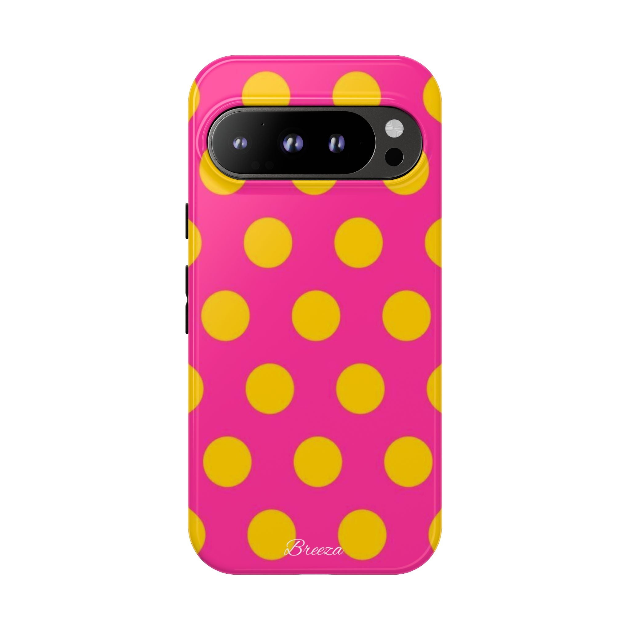 Pink & Yellow Dot Phone Case