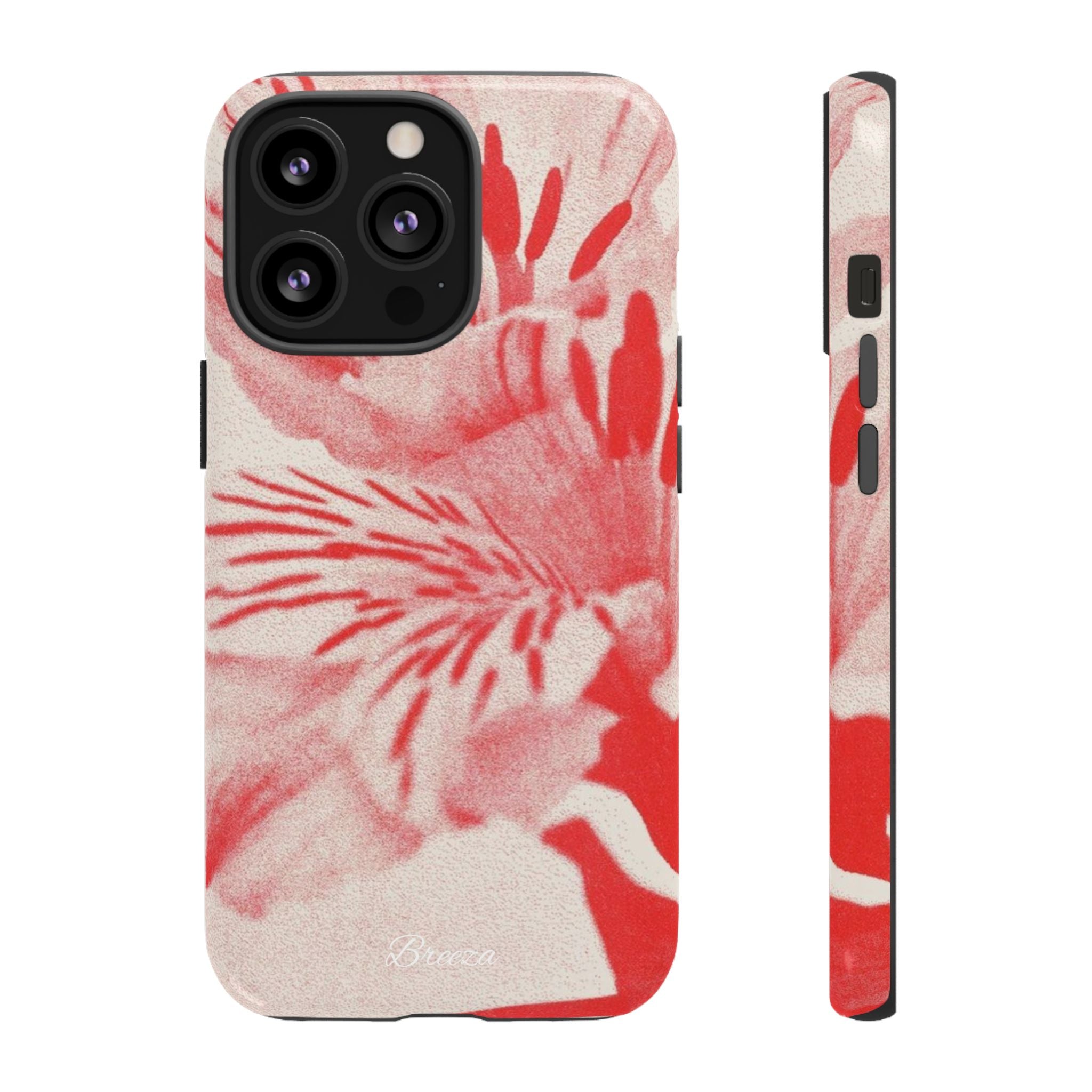 Red Floral Phone Case