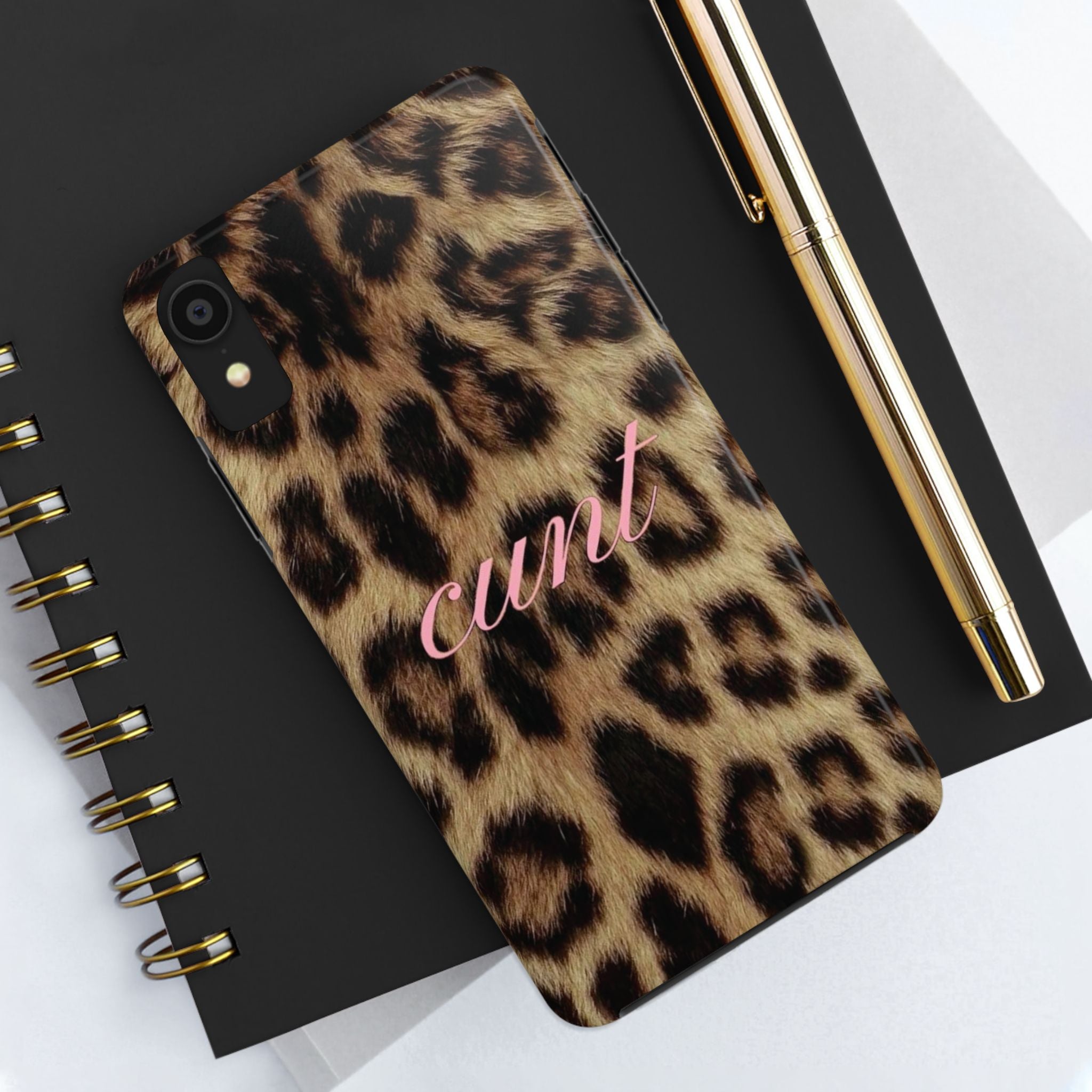 Cunt Leopard Print Phone Case