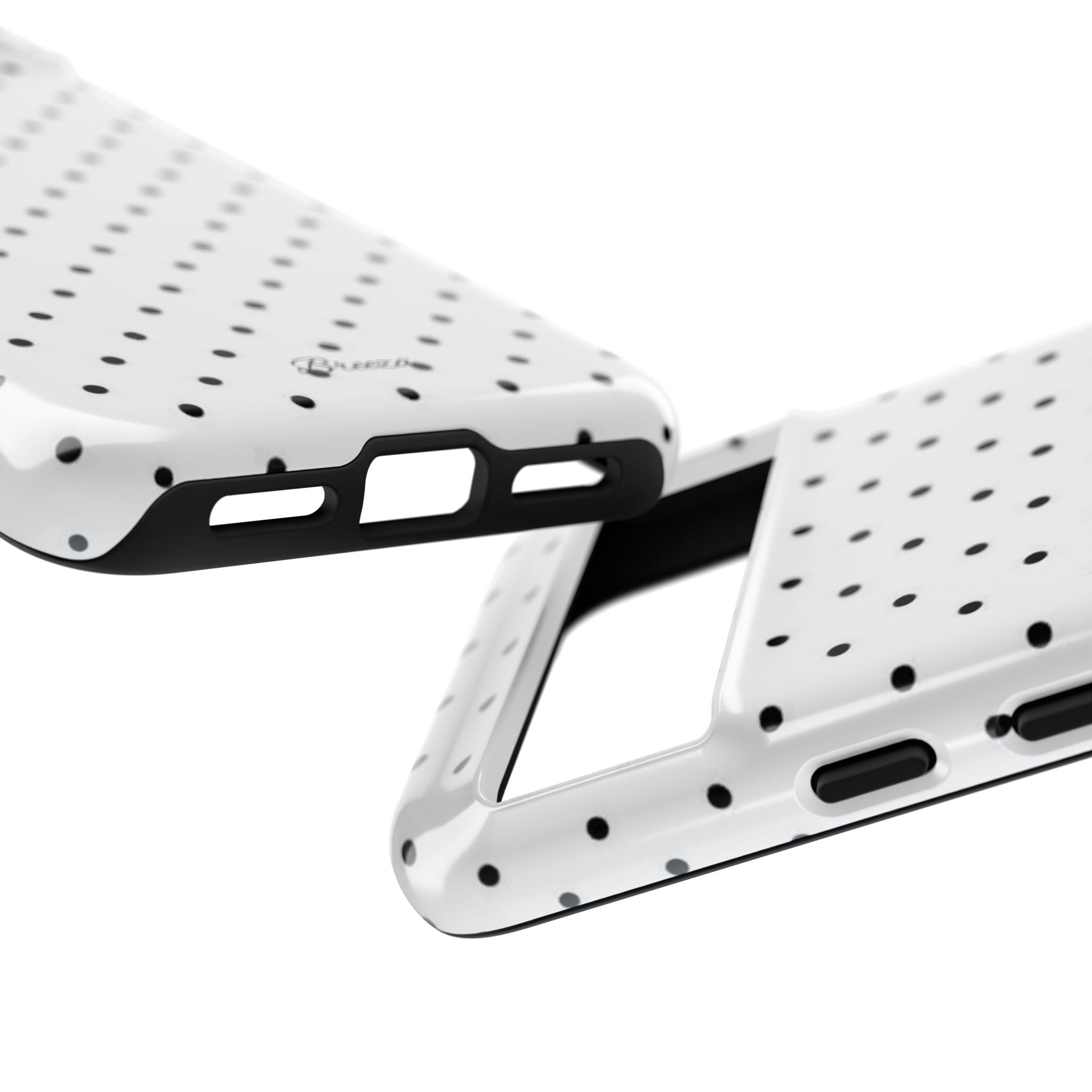 White & Black Polka Dot Phone Case