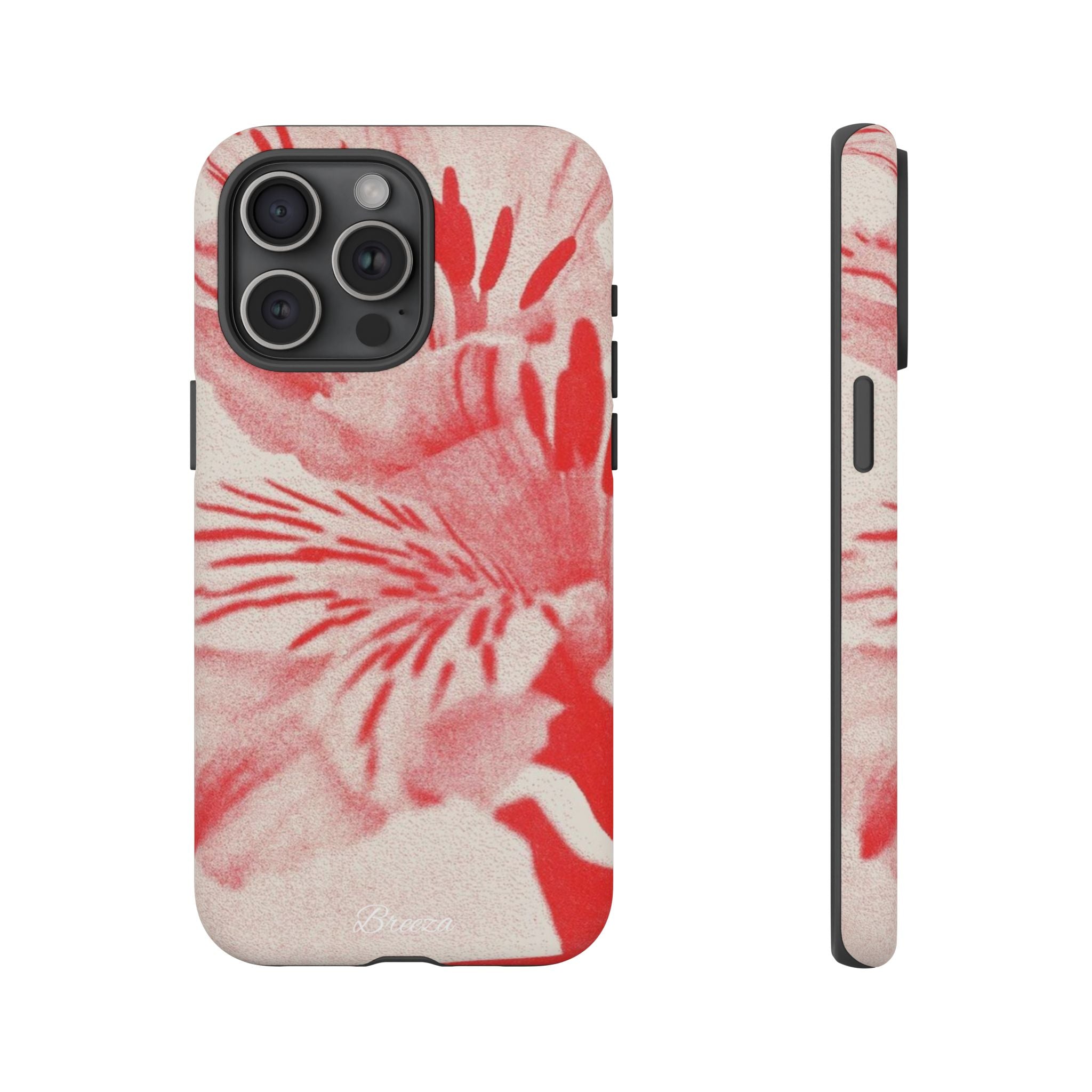 Red Floral Phone Case