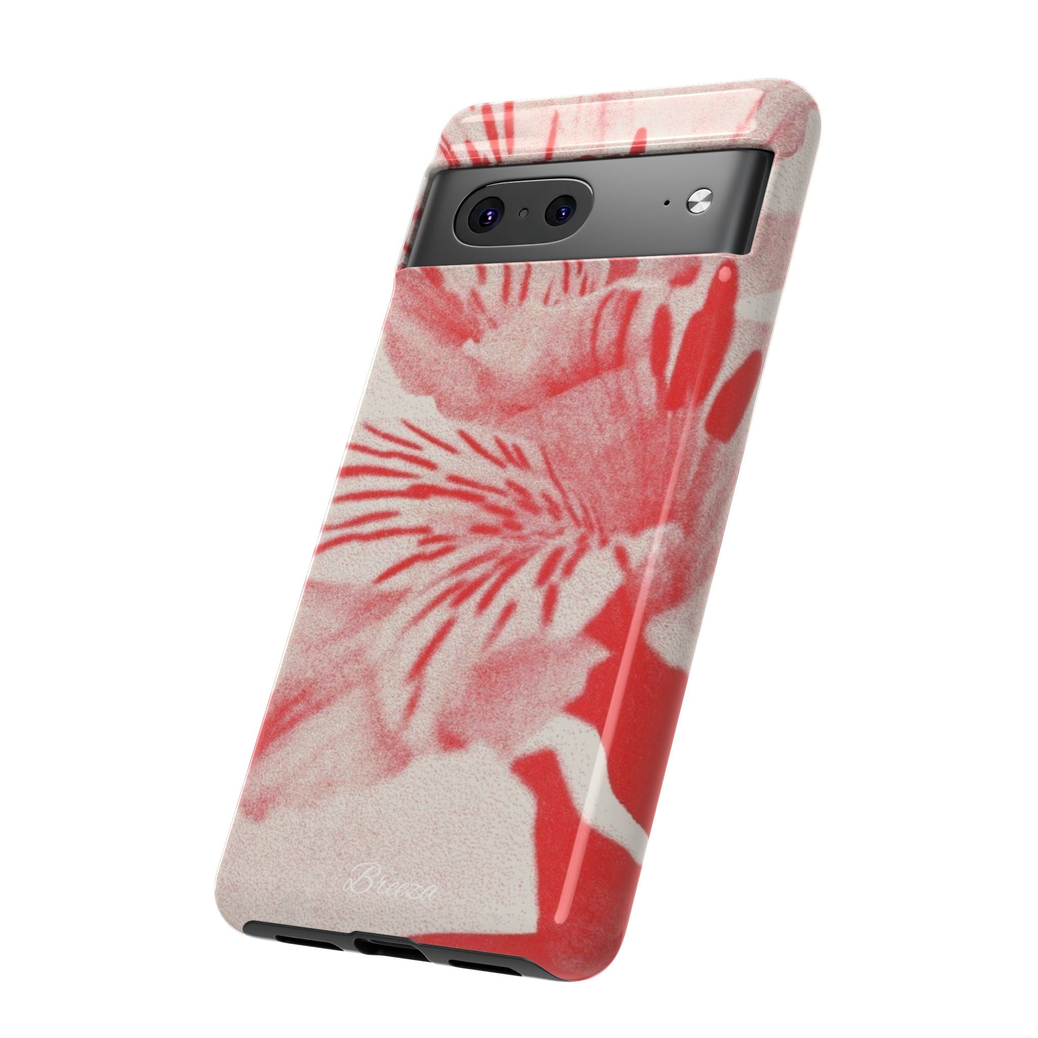 Red Floral Phone Case