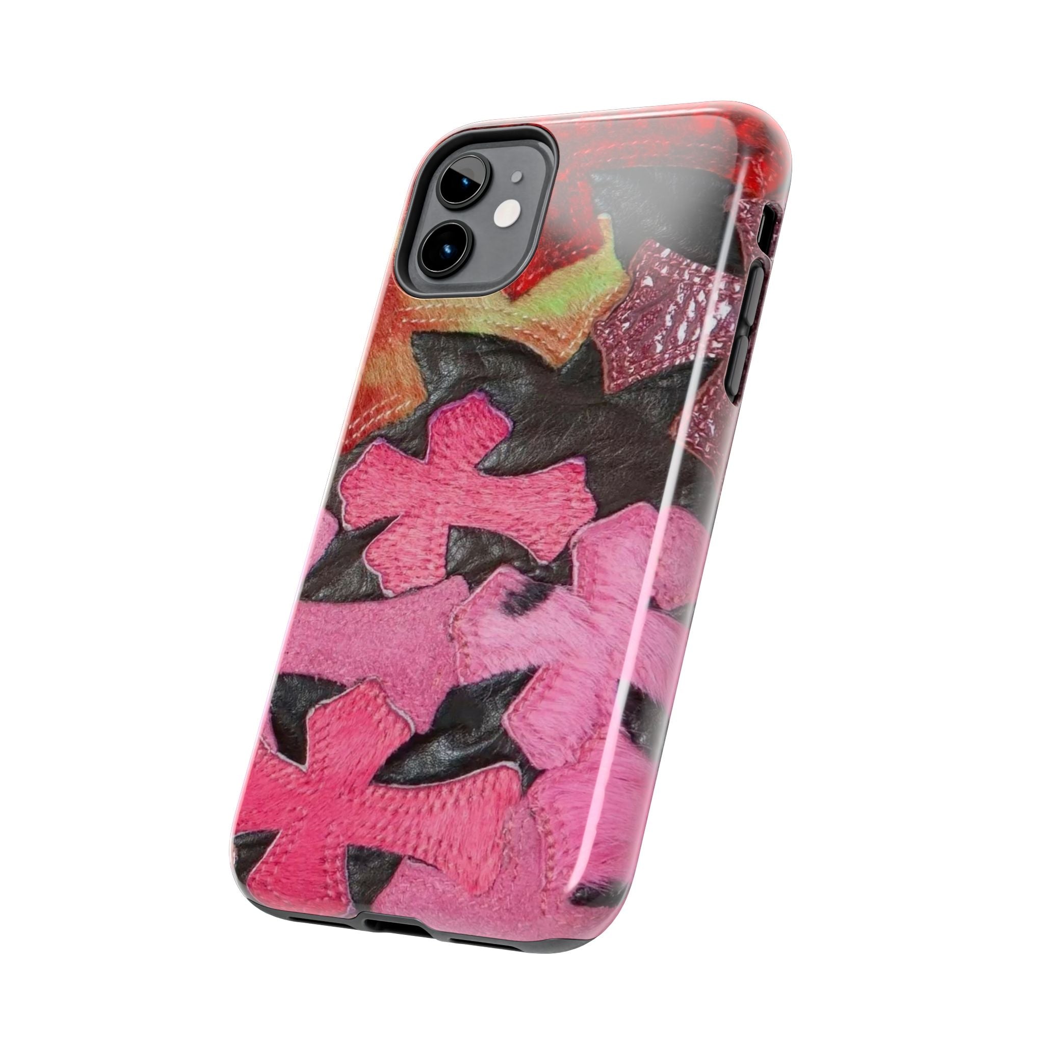 Pink Cross Phone Case