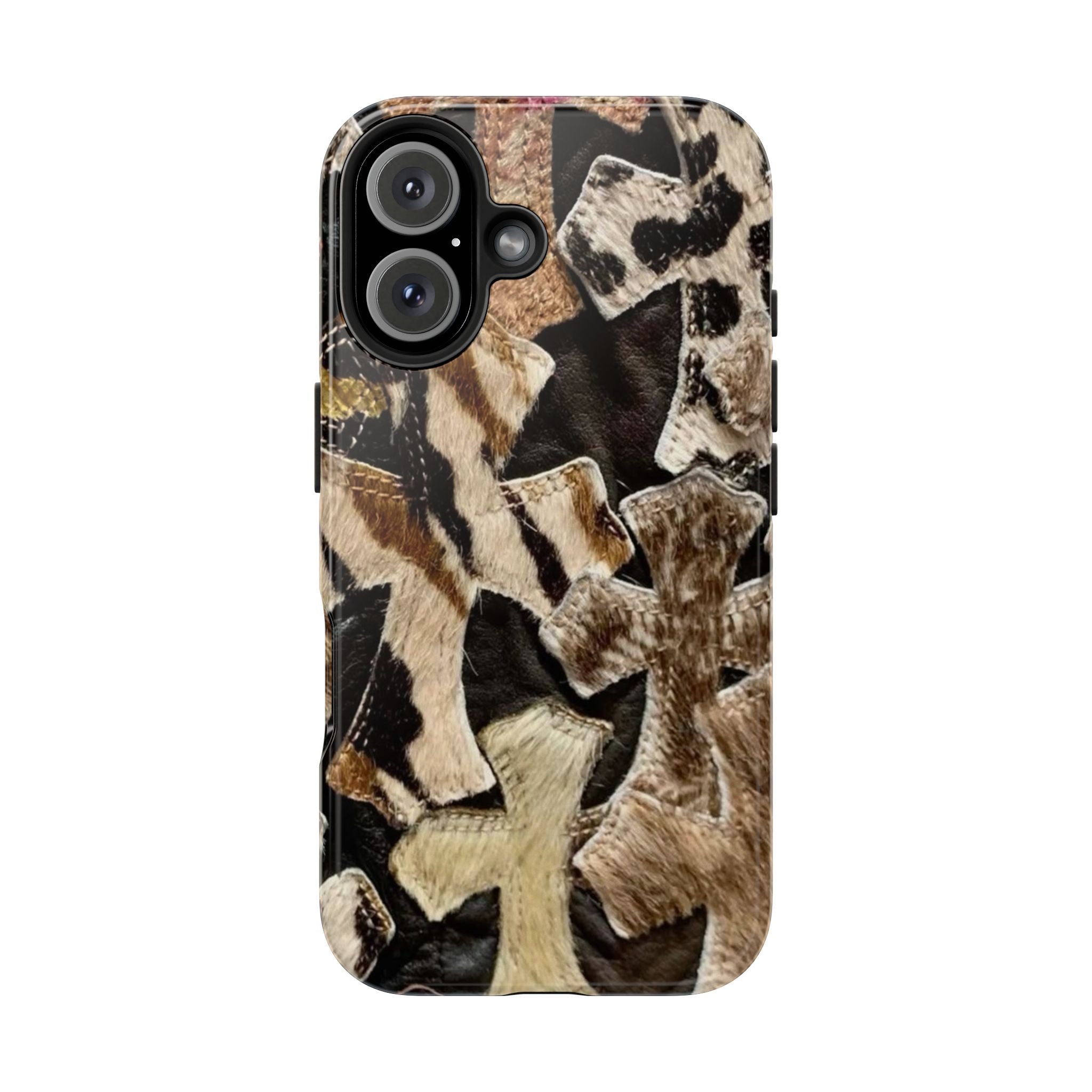 Chrome Heart Inspired Print Phone Case