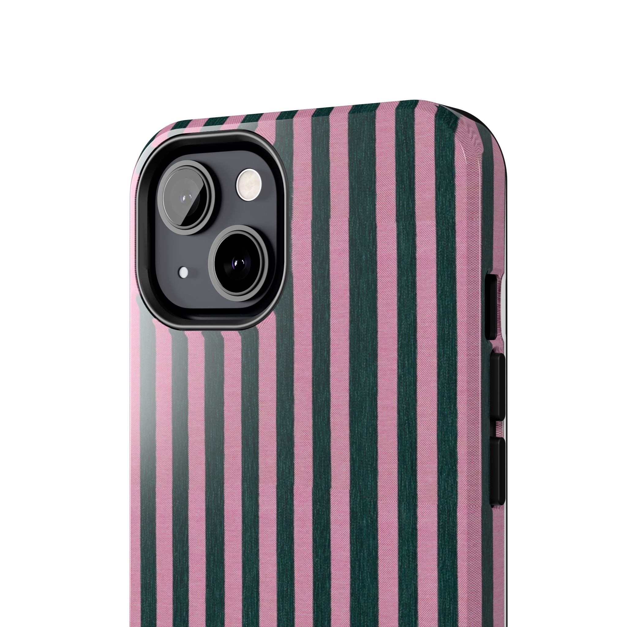 Pink & Green Striped Case
