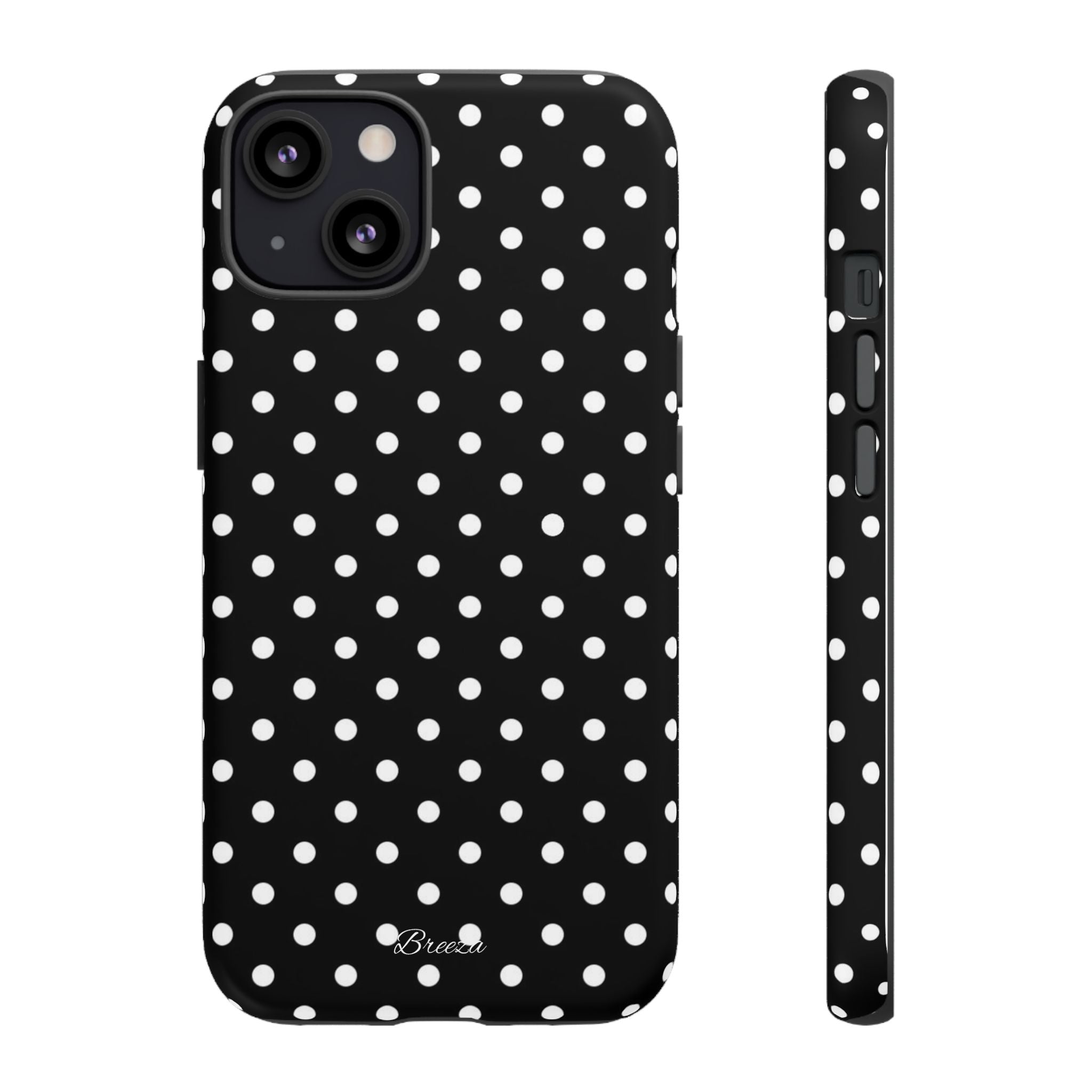 Black & White Polka Dot Phone Case