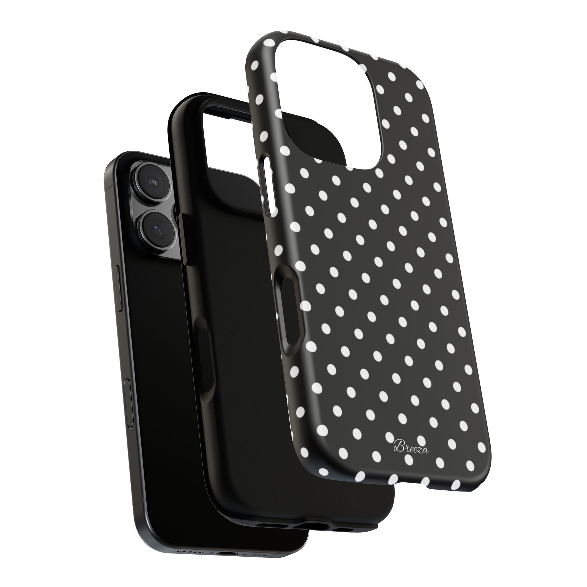 Black & White Polka Dot Phone Case