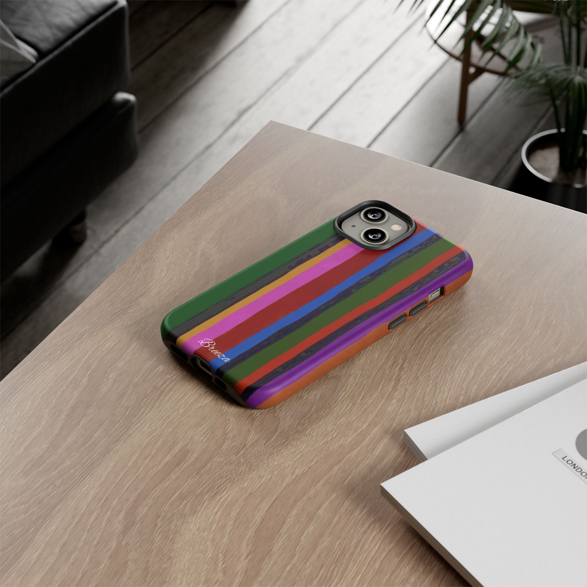 Colorful Striped Phone Case