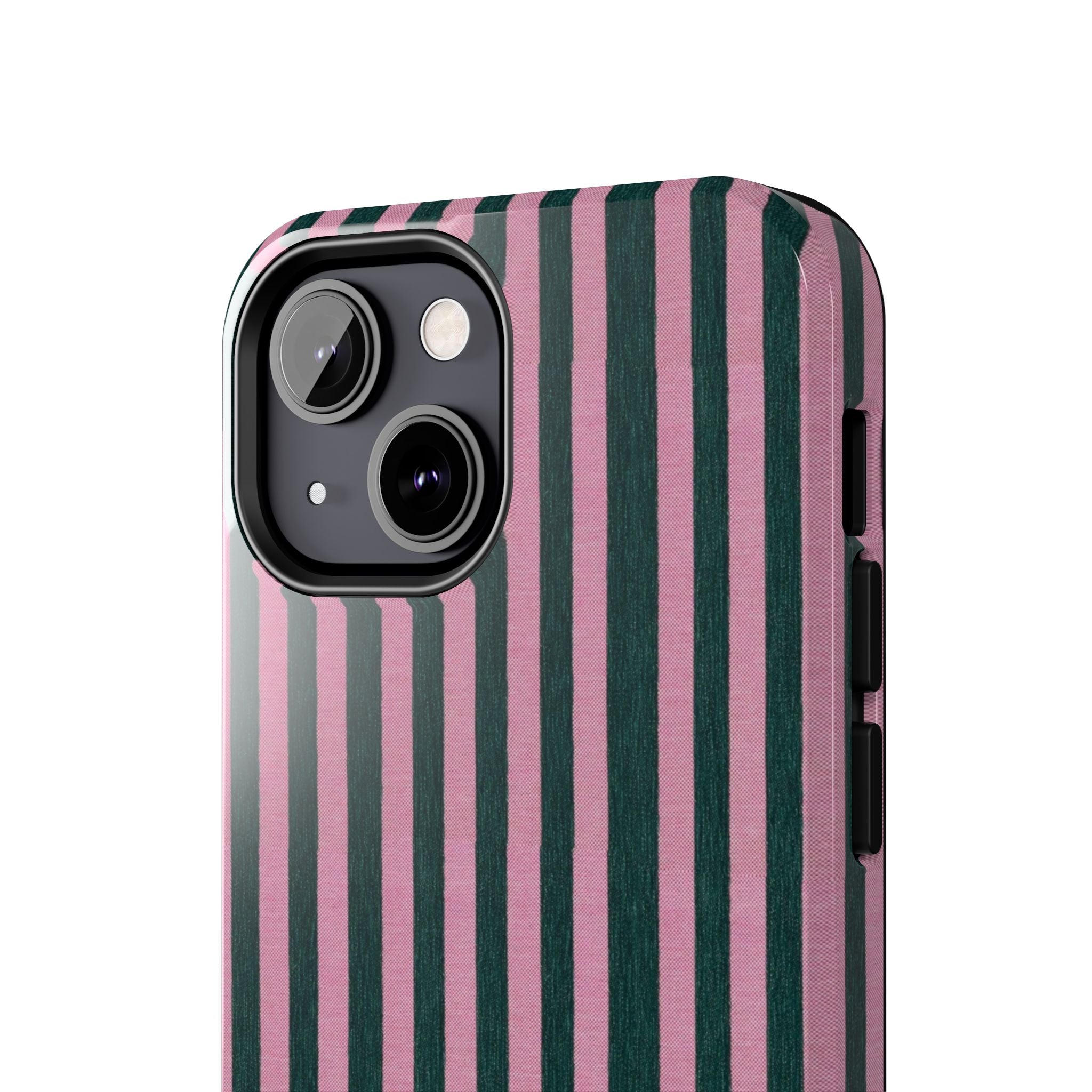 Pink & Green Striped Case