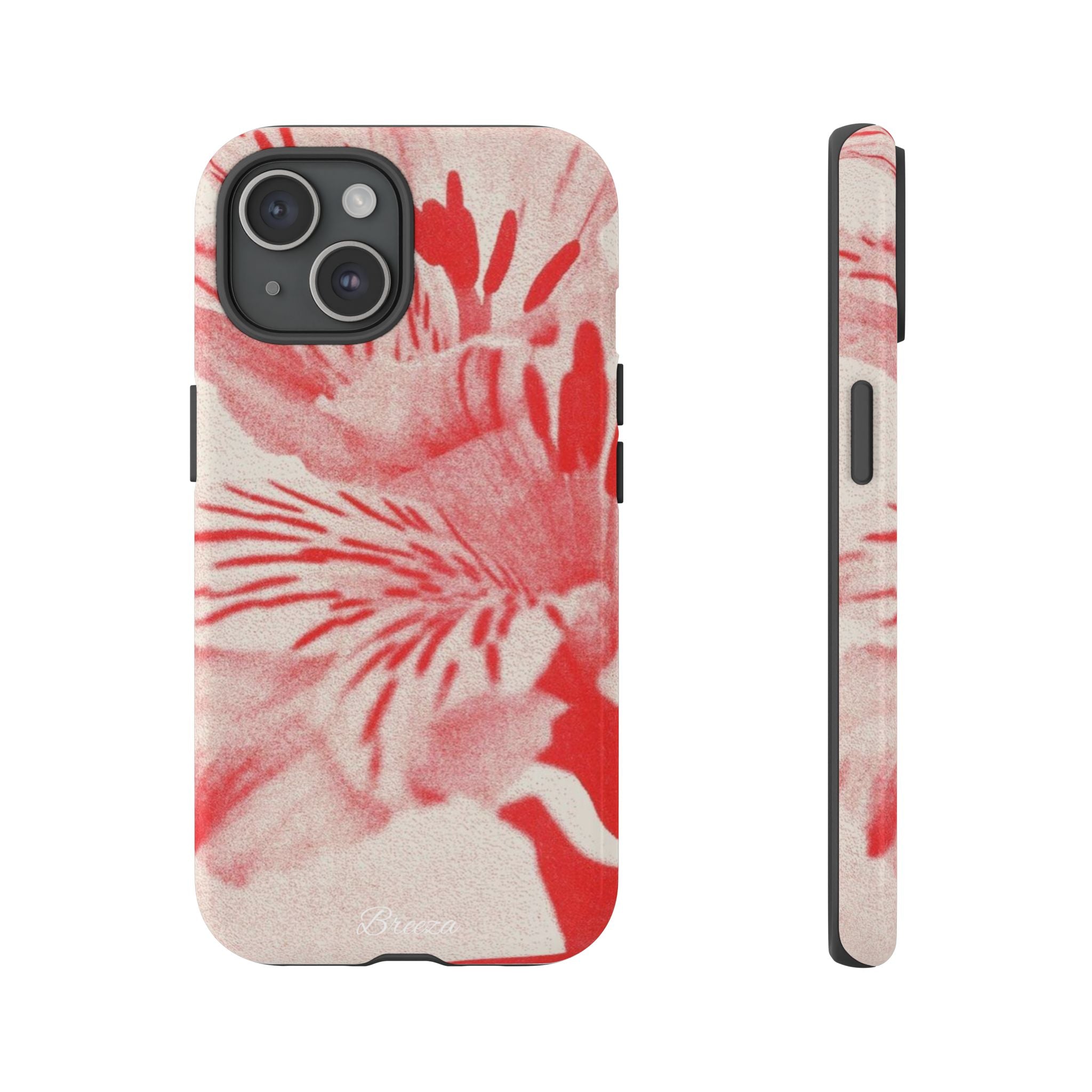 Red Floral Phone Case