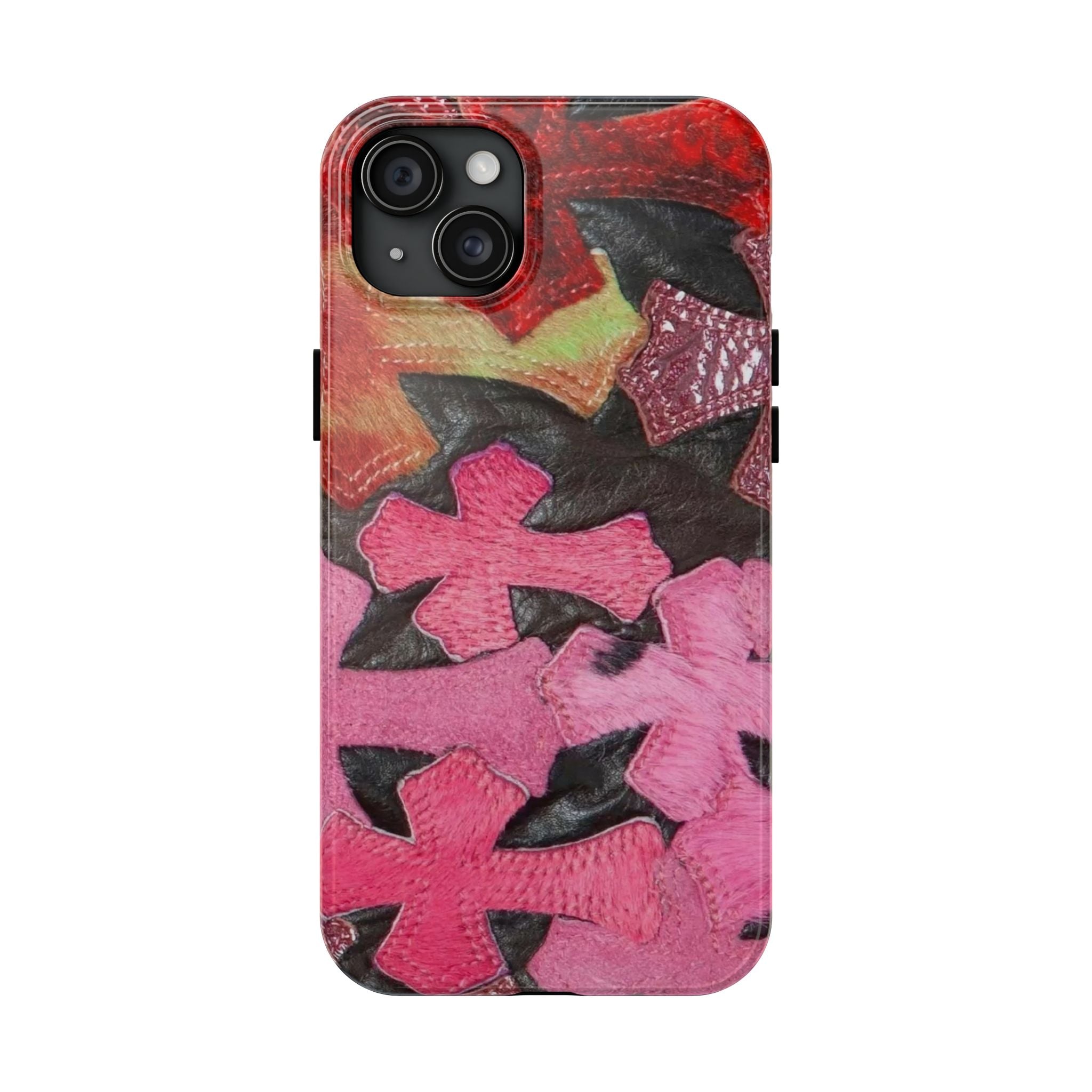 Pink Cross Phone Case